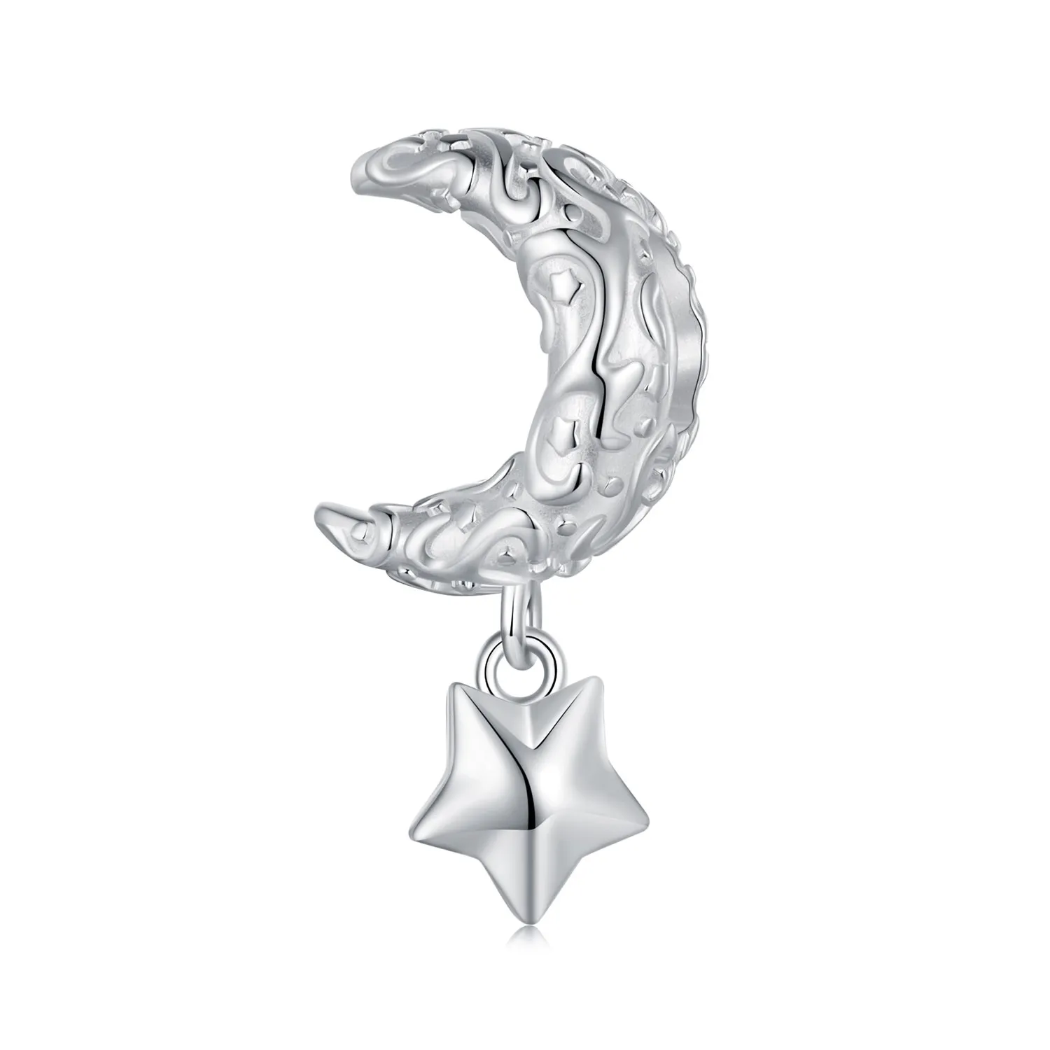 Pandora Style Moon Pattern Charm - SCC2619