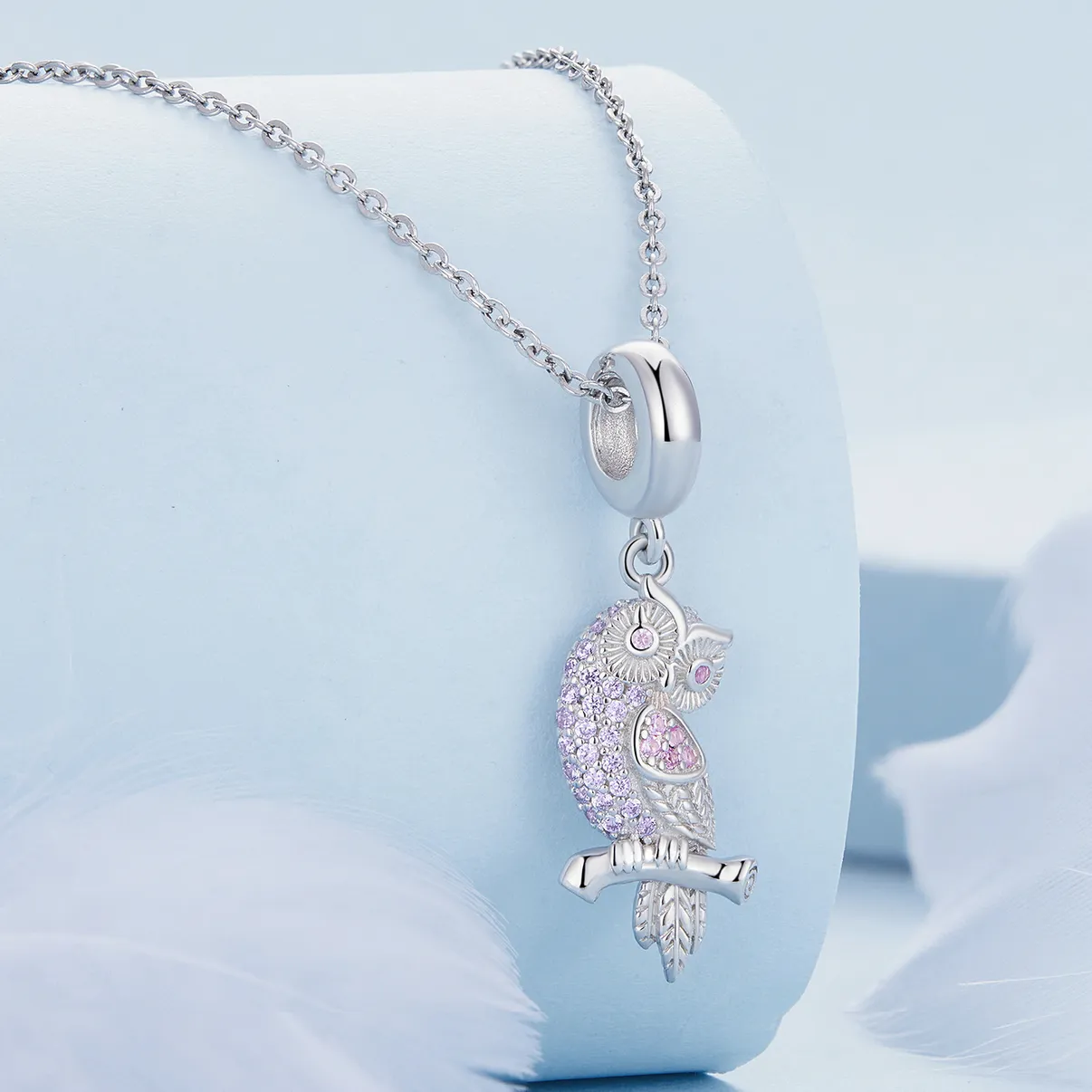 Pandora Style Owl Dangle - BSC832