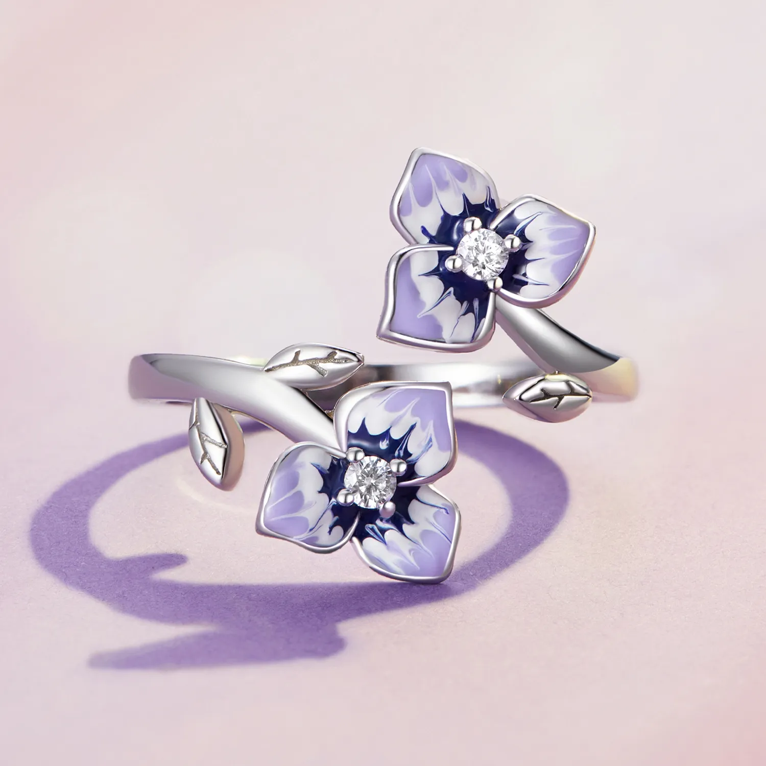 Pandora Style Pansy Ring - BSR451-E