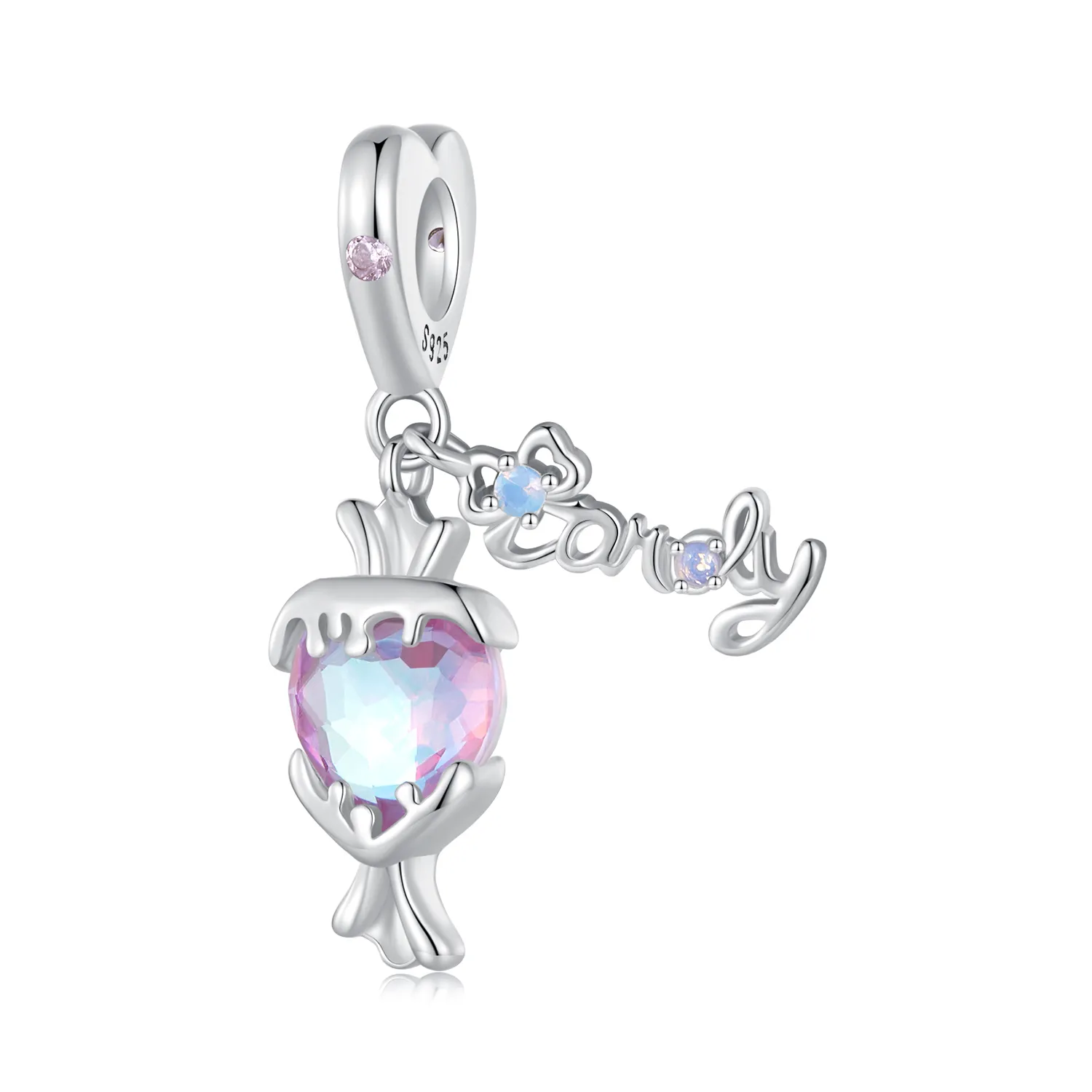 Pandora Style Pink Candy Dangle - SCC2640