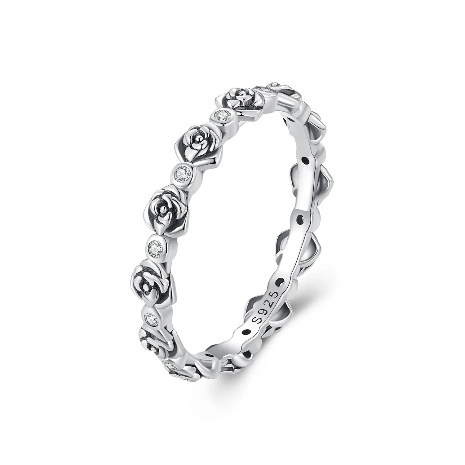 pandora style rose ring scr960