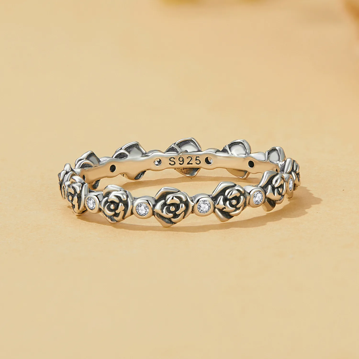 Pandora Style Rose Ring - SCR960