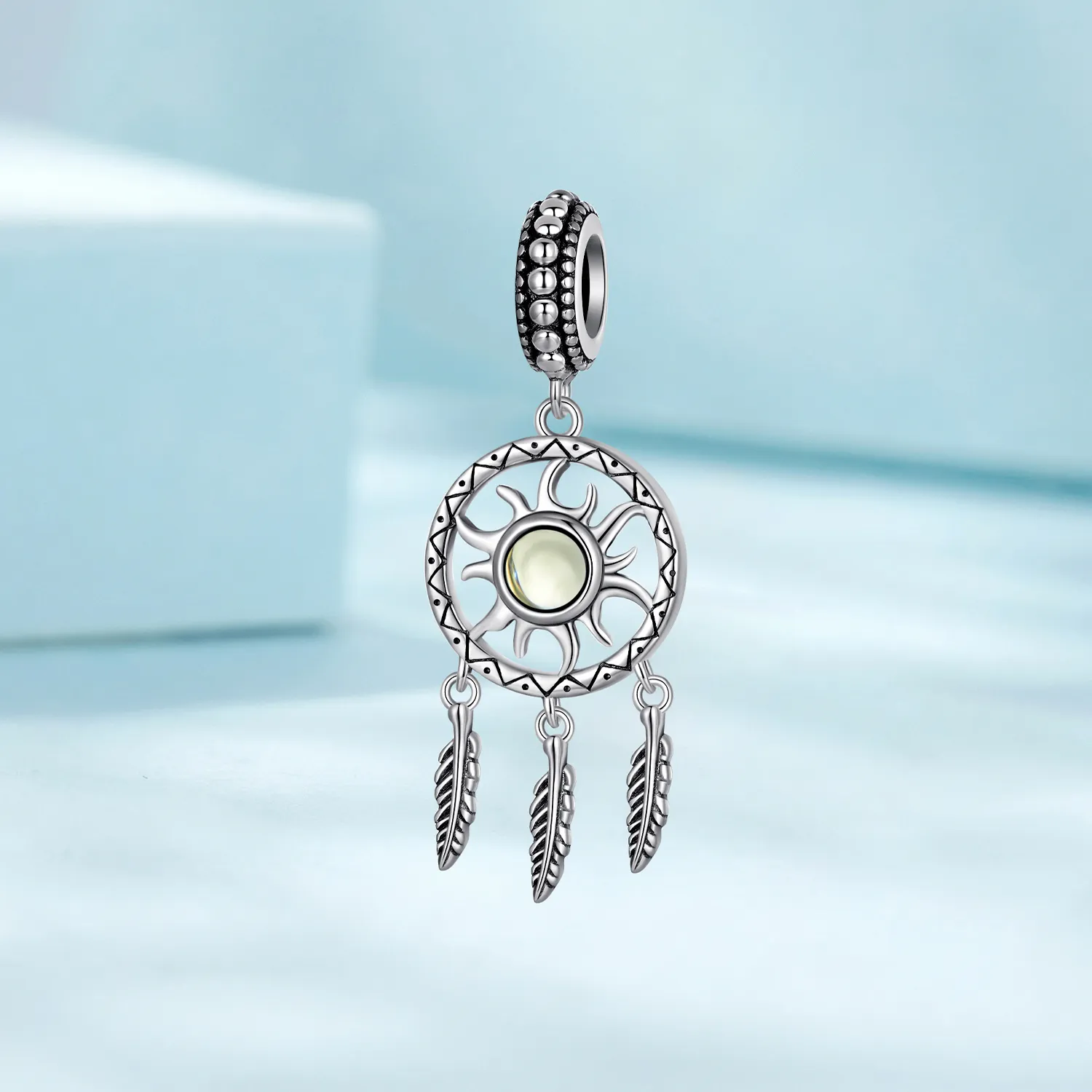 Pandora Style Sun Dream Catcher Dangle - SCC2593