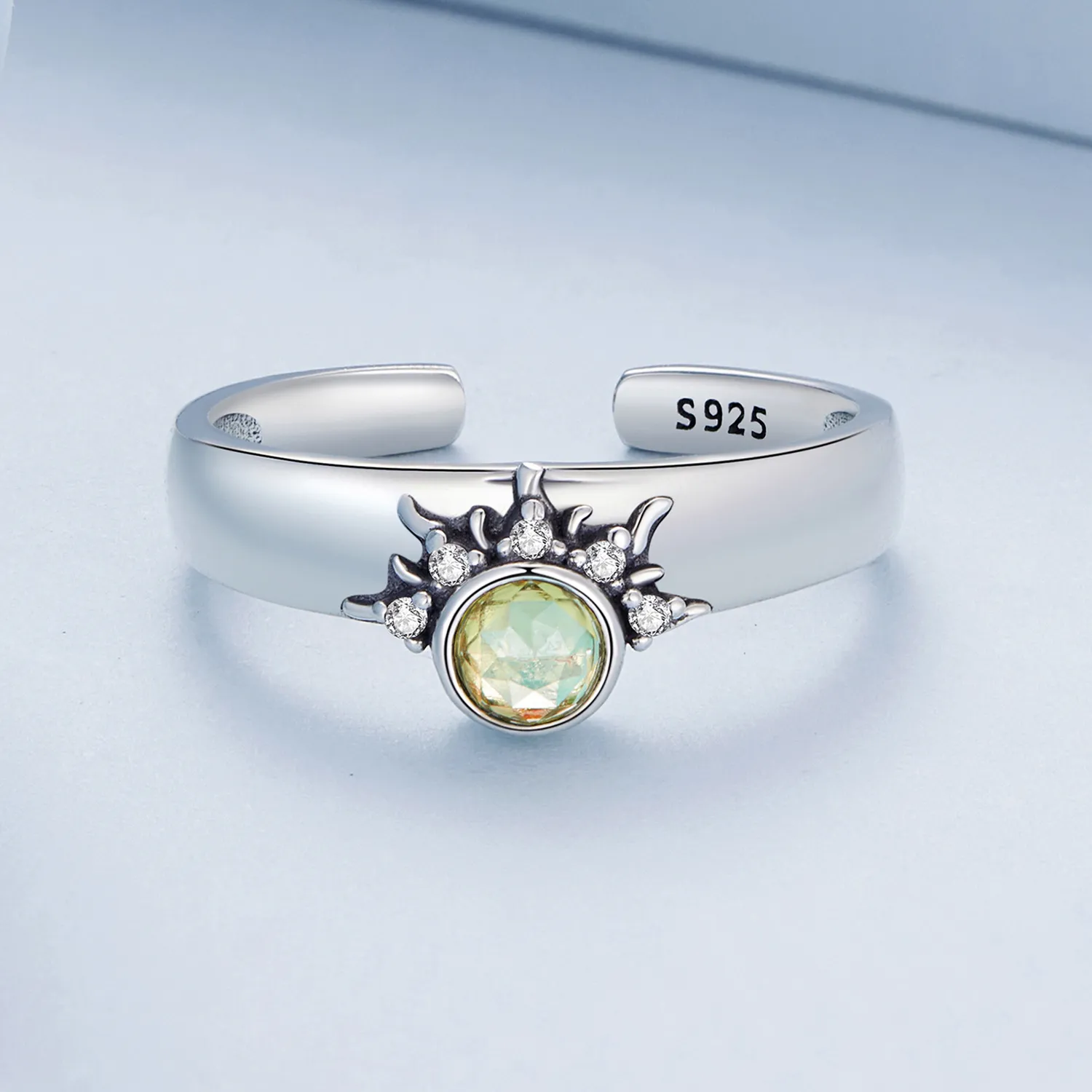 Pandora Style Sun, Moon and Stars Couple Ring - BSR491-E