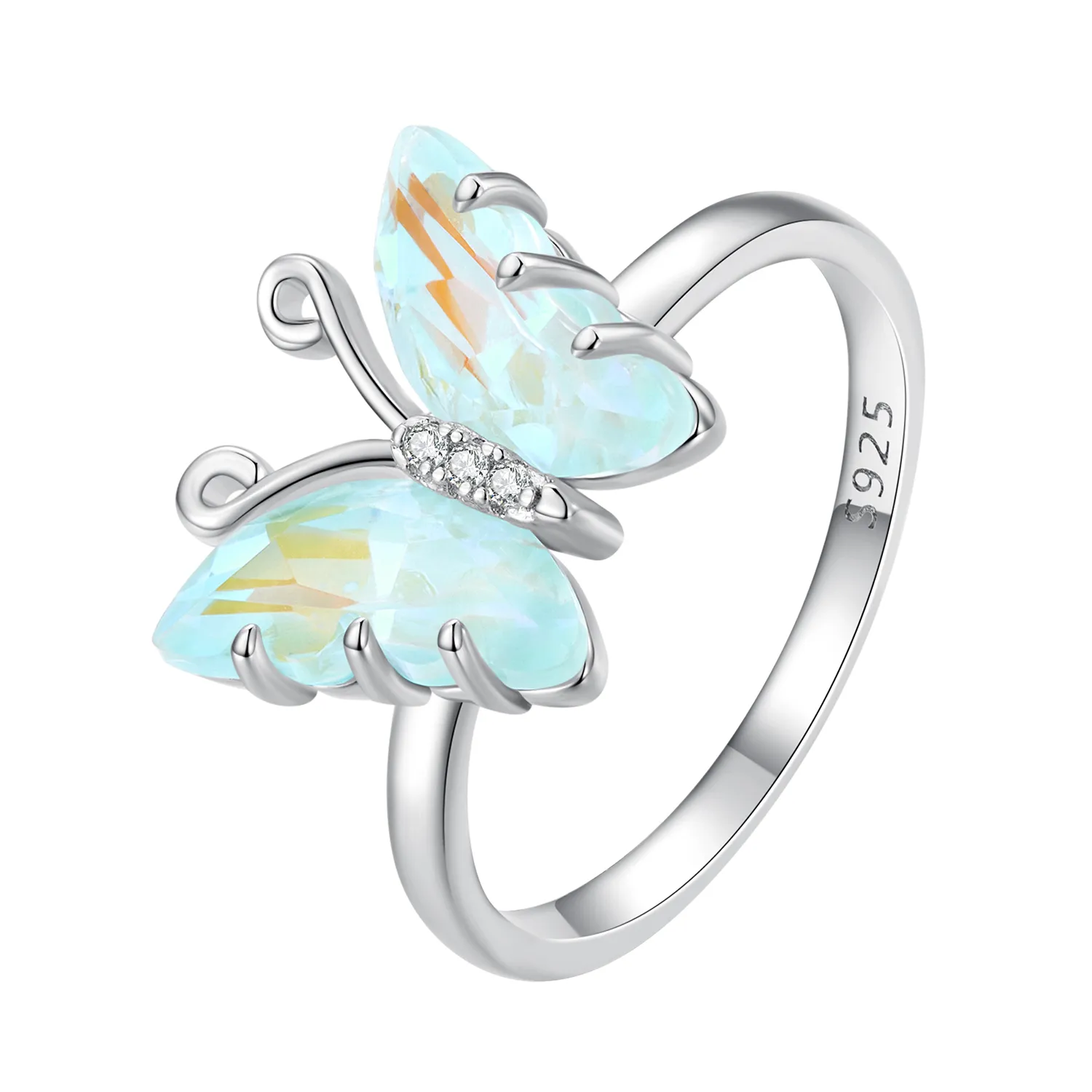 Pandora Style Symphony Butterfly Ring - SCR912