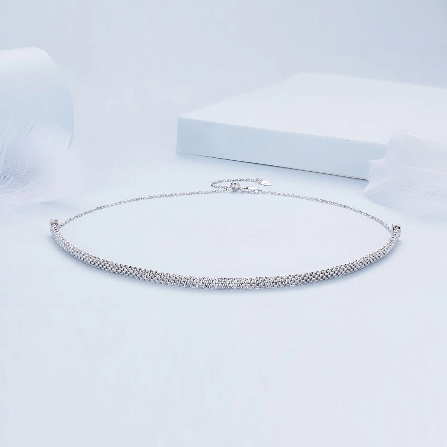 Pandora Style Track Necklace - BSA003