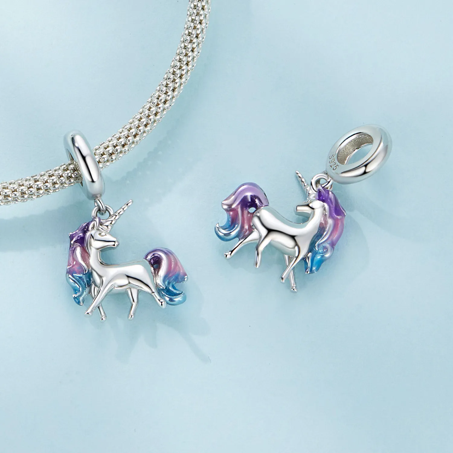 Pandora Style Unicorn Dangle - SCC2621