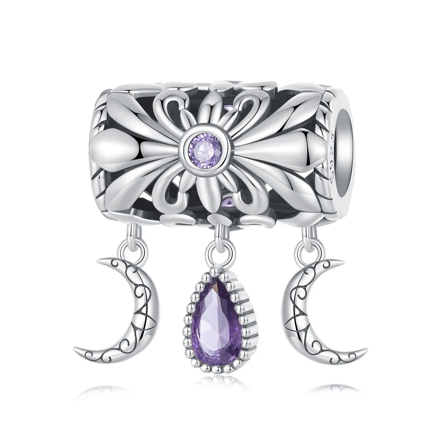 pandora style vintage iris charm scc2631