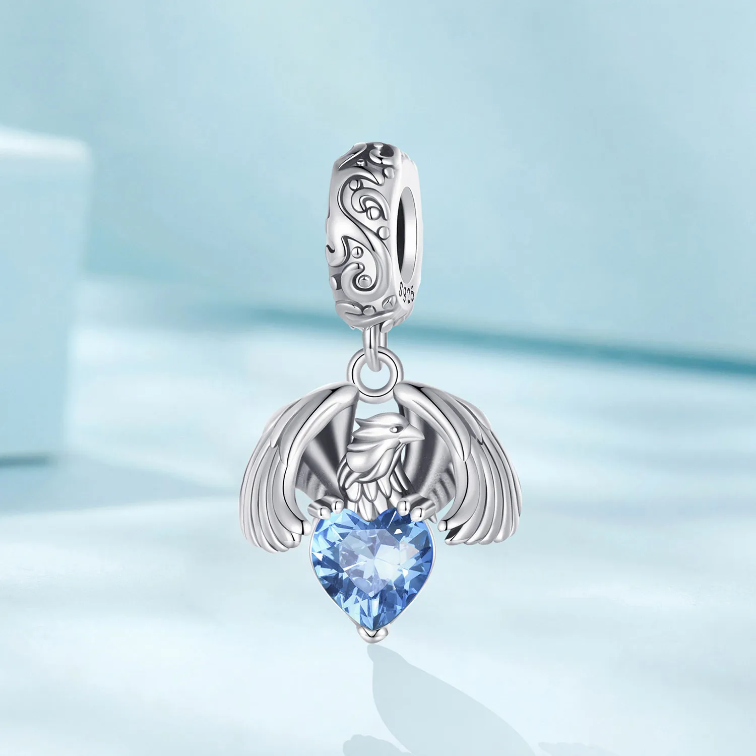 Pandora Style White Eagle Dangle - SCC2636