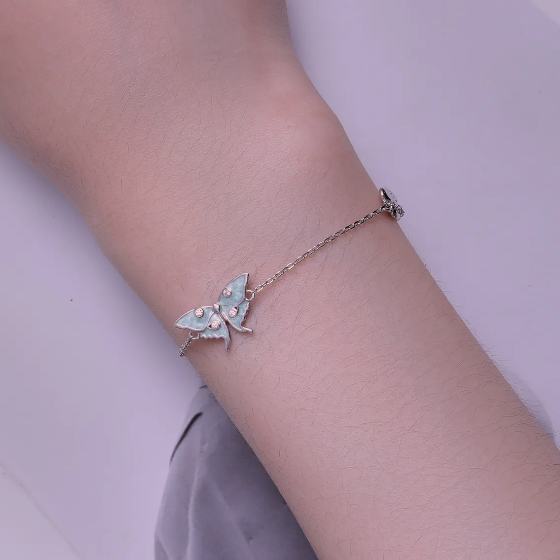 Pandora Style Wizard of Oz Butterfly Chain Bracelet - BSB118