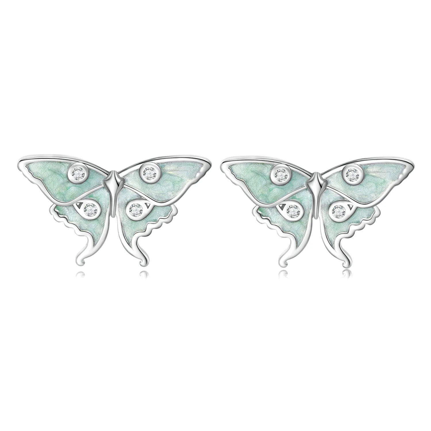 Pandora Style Wizard of Oz Butterfly Studs Earrings - BSE828