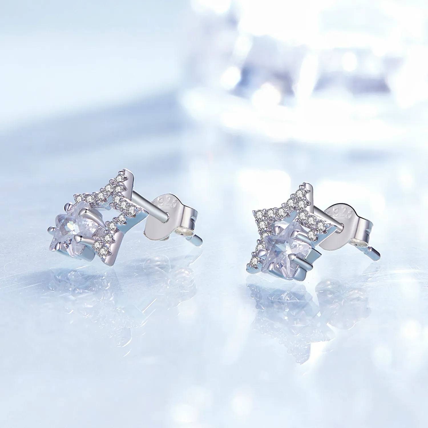 Pandora-inspired Star Stud Earrings - BSE878