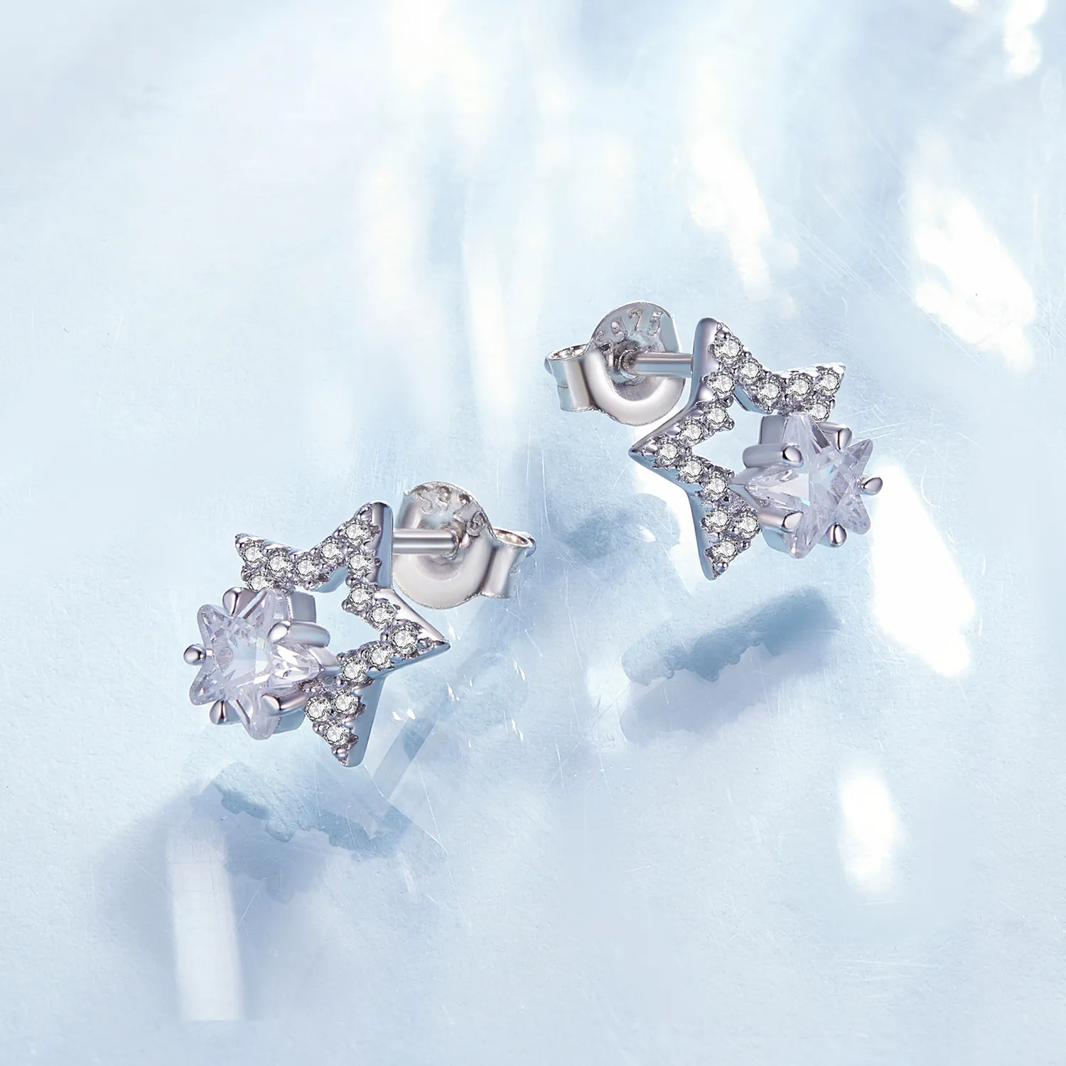 Pandora-inspired Star Stud Earrings - BSE878