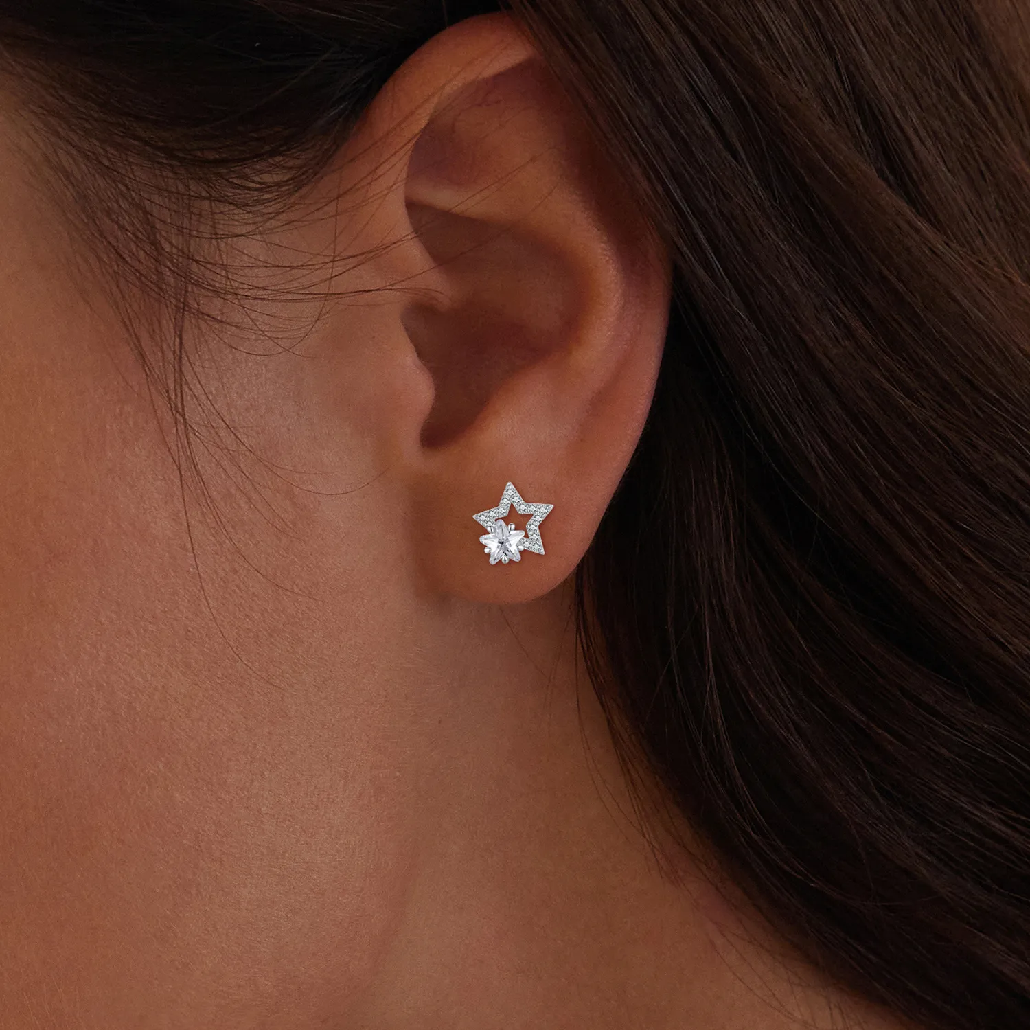 Pandora-inspired Star Stud Earrings - BSE878