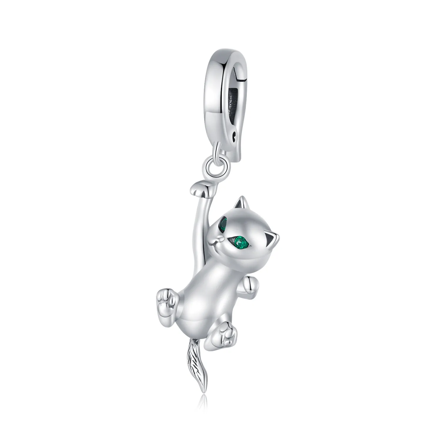 Pandora-style Cat Dangle charm - SCC2572