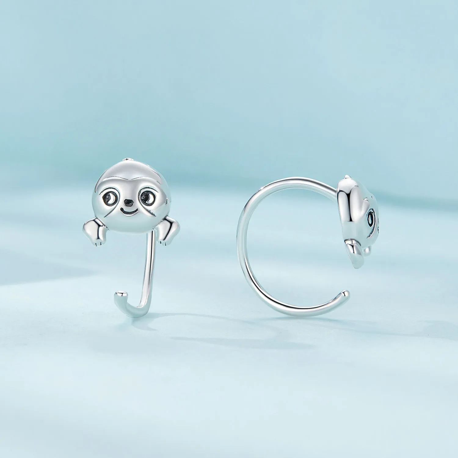 Pandora-style Sloth Stud Earrings - SCE1651