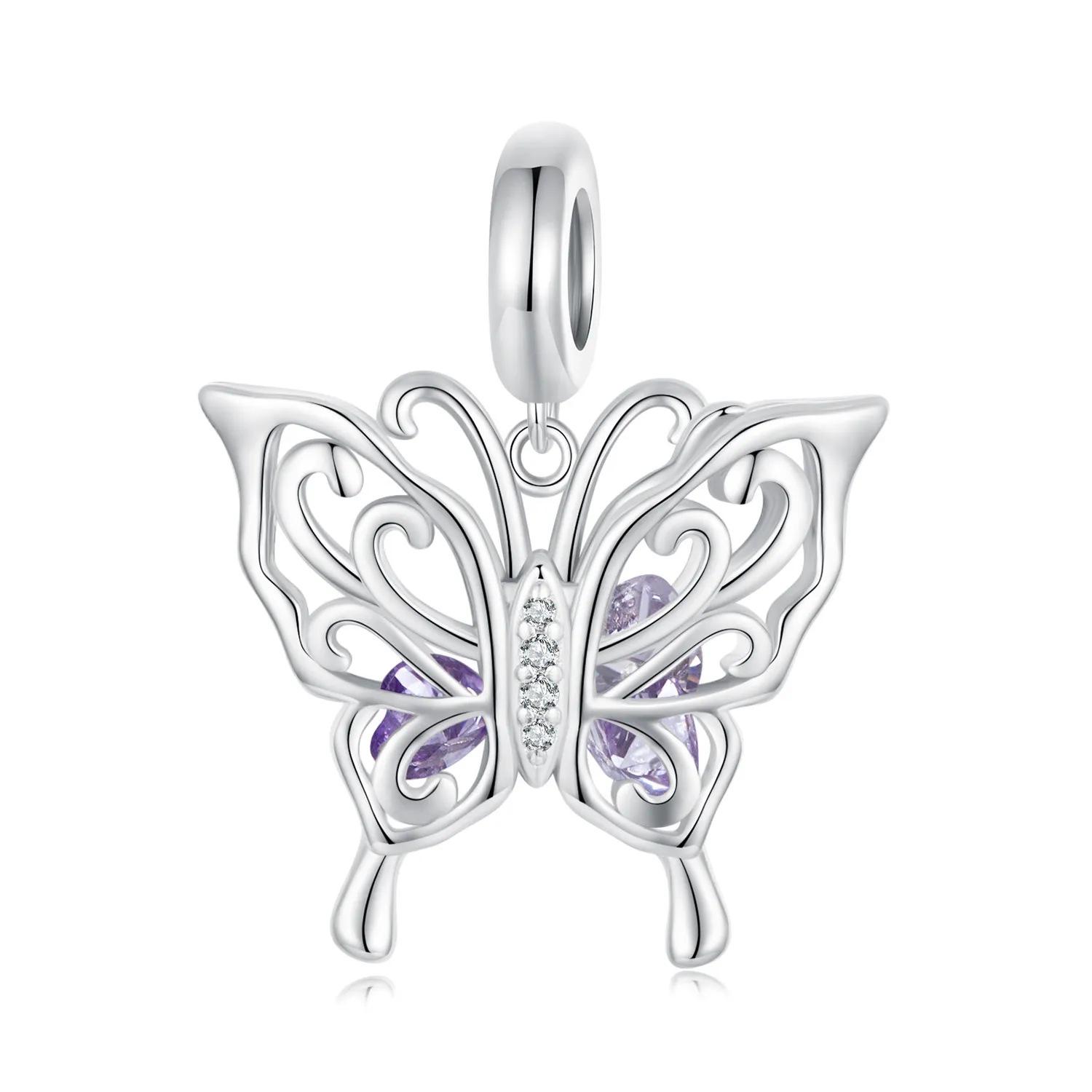 pandora style butterfly charm bsc969