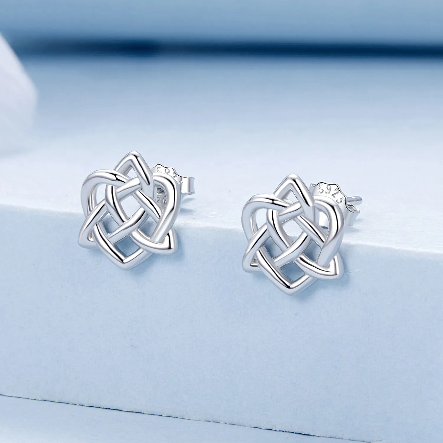 PANDORA Style Celtic Knot Earrings - BSE958