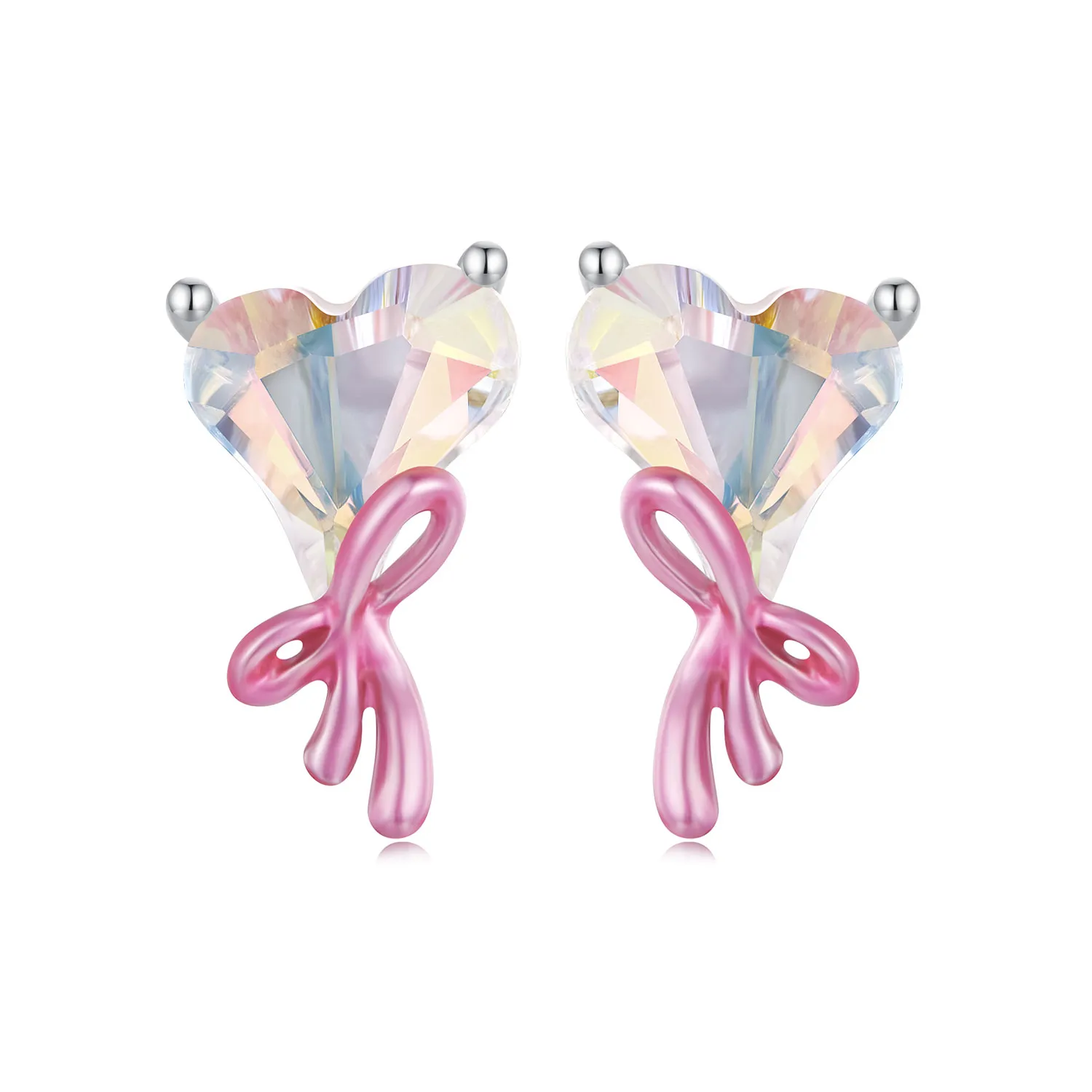 PANDORA Style Love Bow Earrings - SCE1696