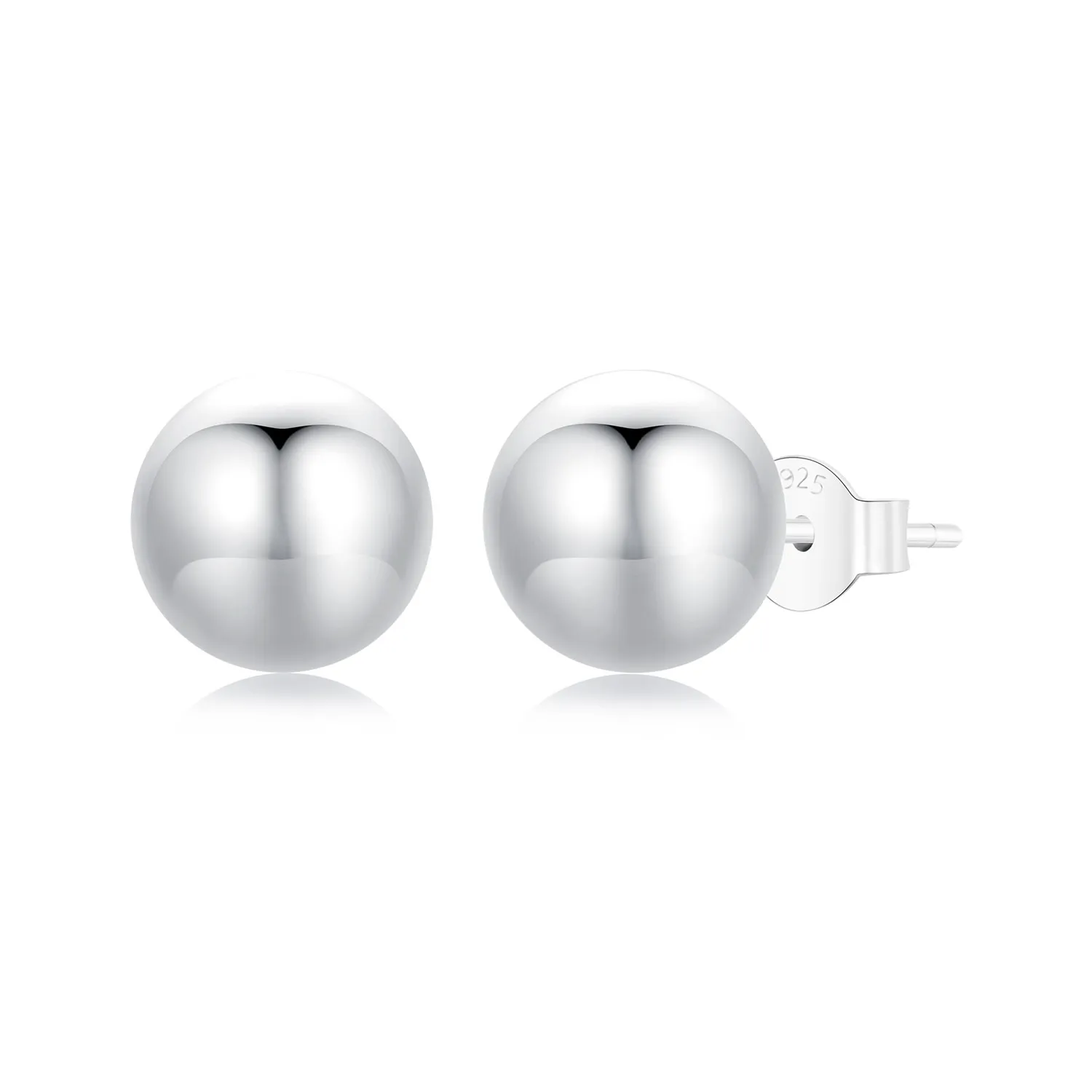 pandora style medium ball stud earrings sce1725m