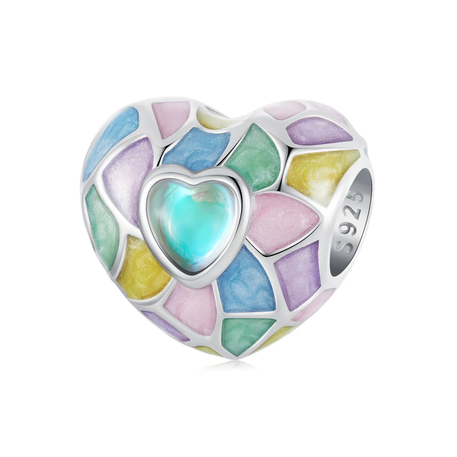 pandora style neon hearts scc2708