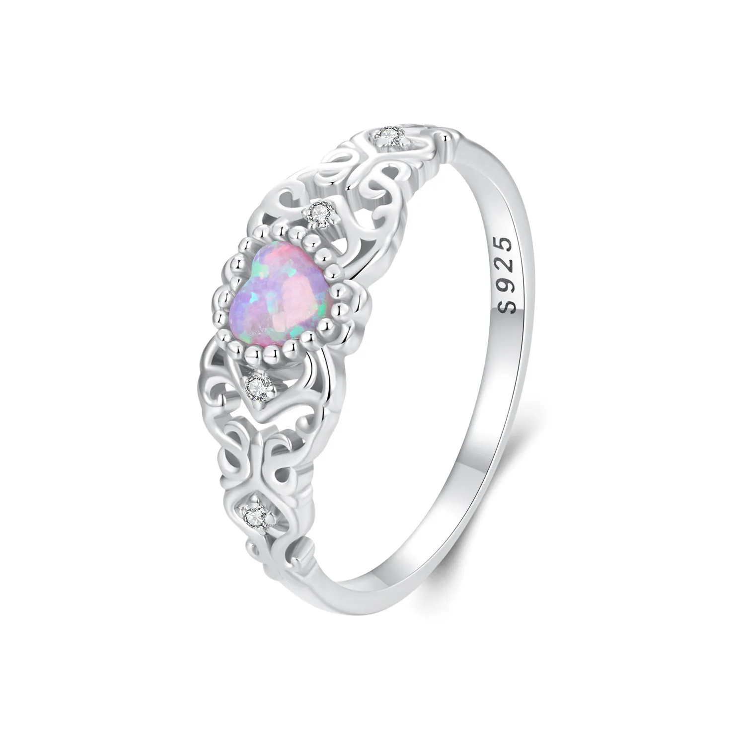 PANDORA Style Pink Opal Ring - BSR512