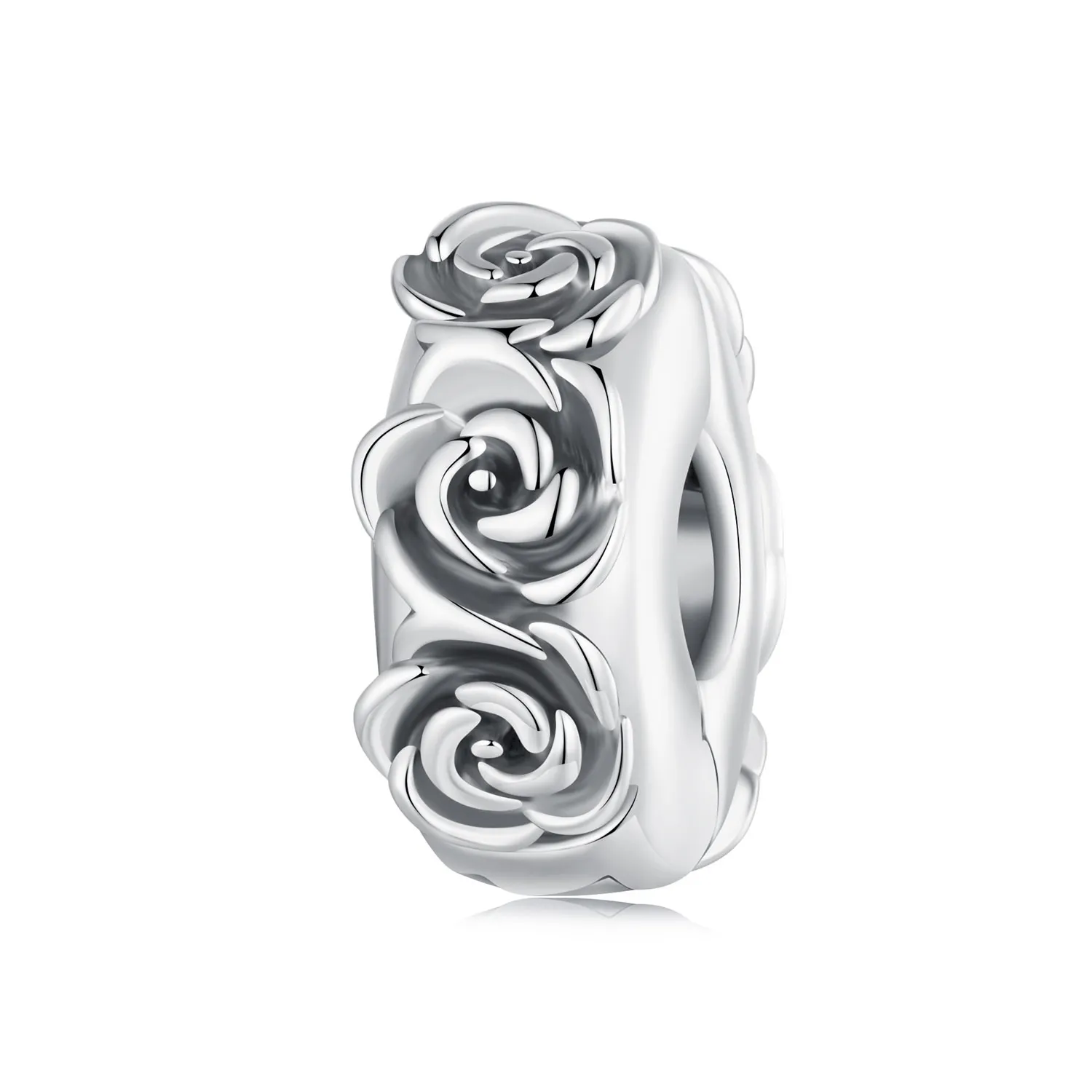 pandora style rose positioning buckle charm scc2706