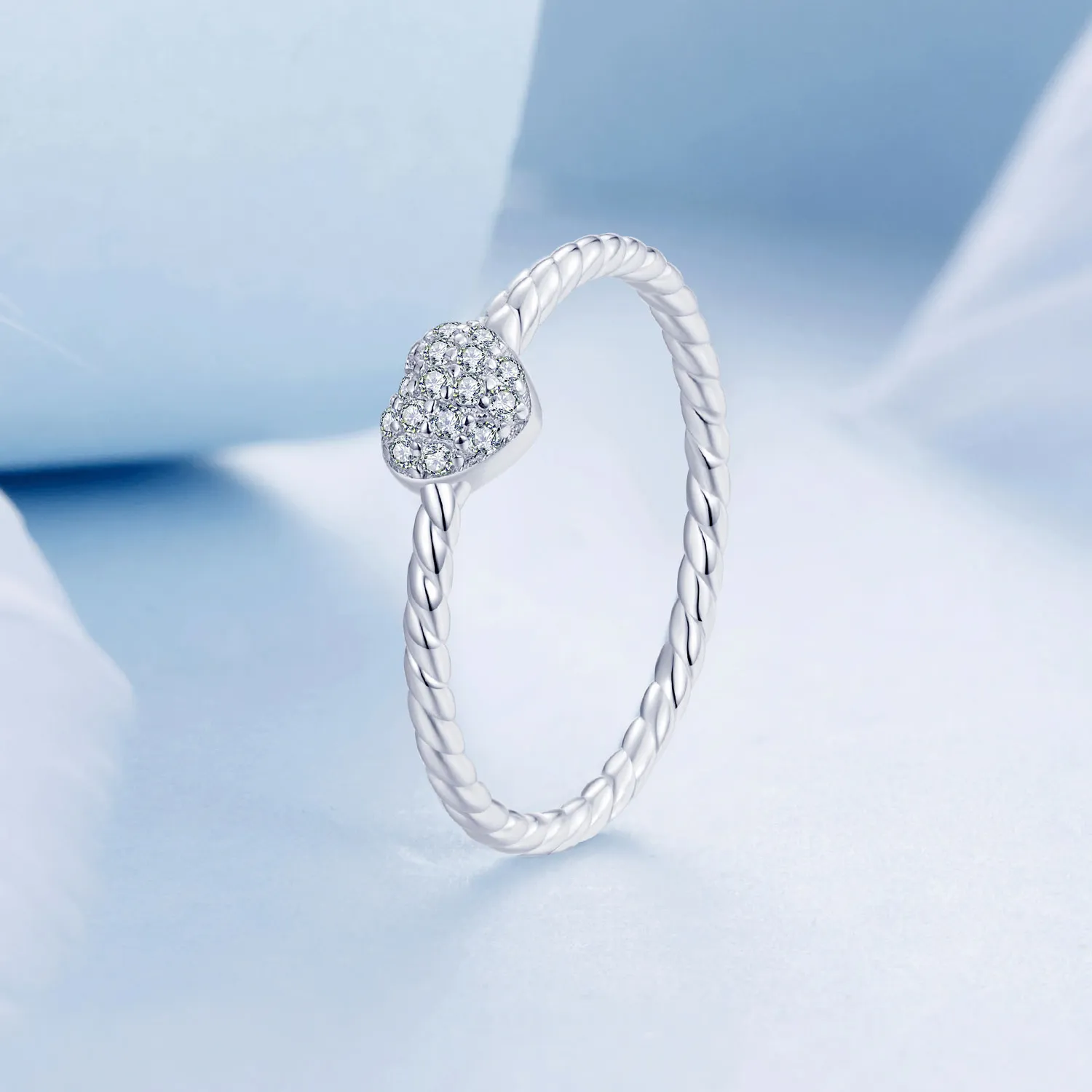 PANDORA Style Shining Heart Ring - BSR516