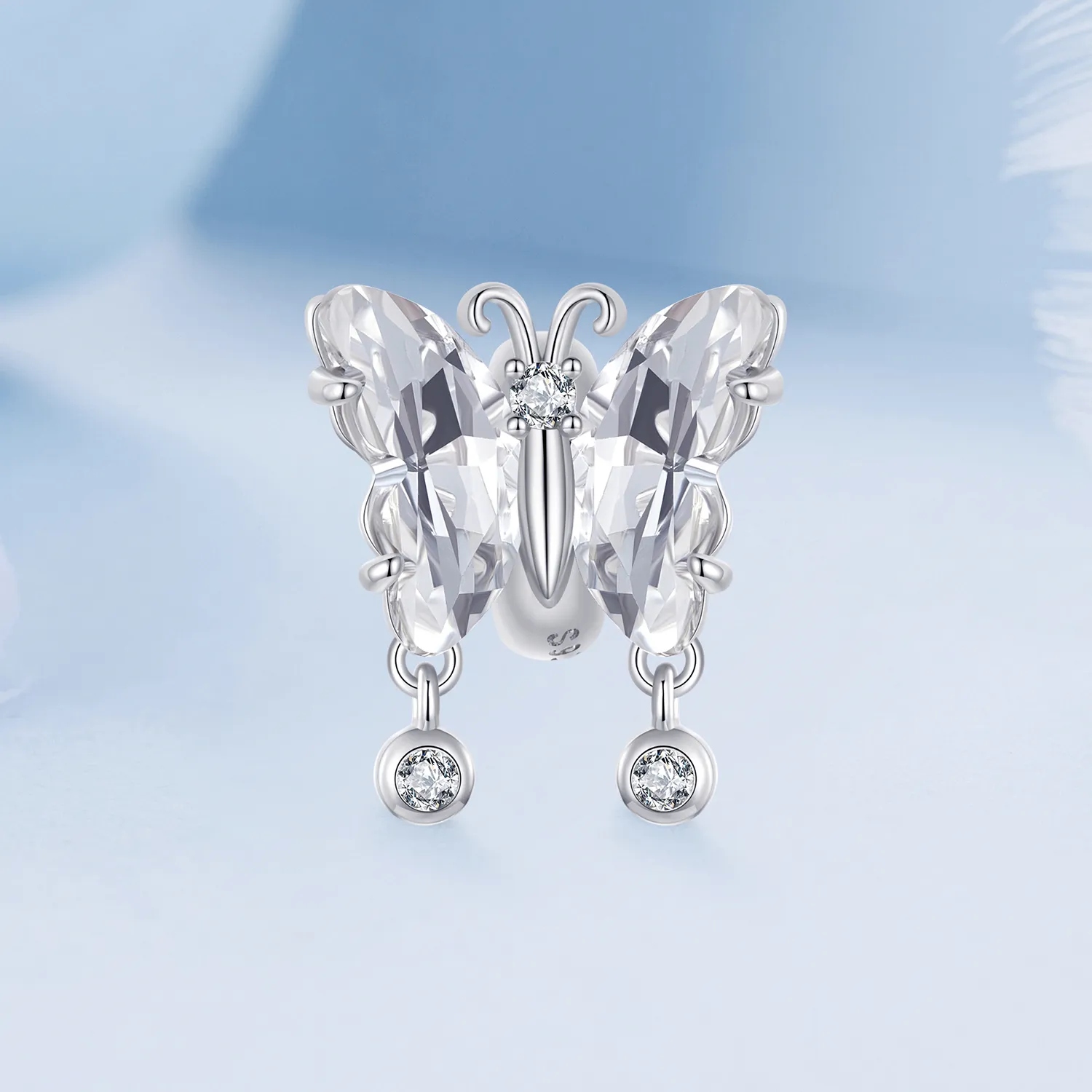 PANDORA Style Sparkle Butterfly Charm - BSC965