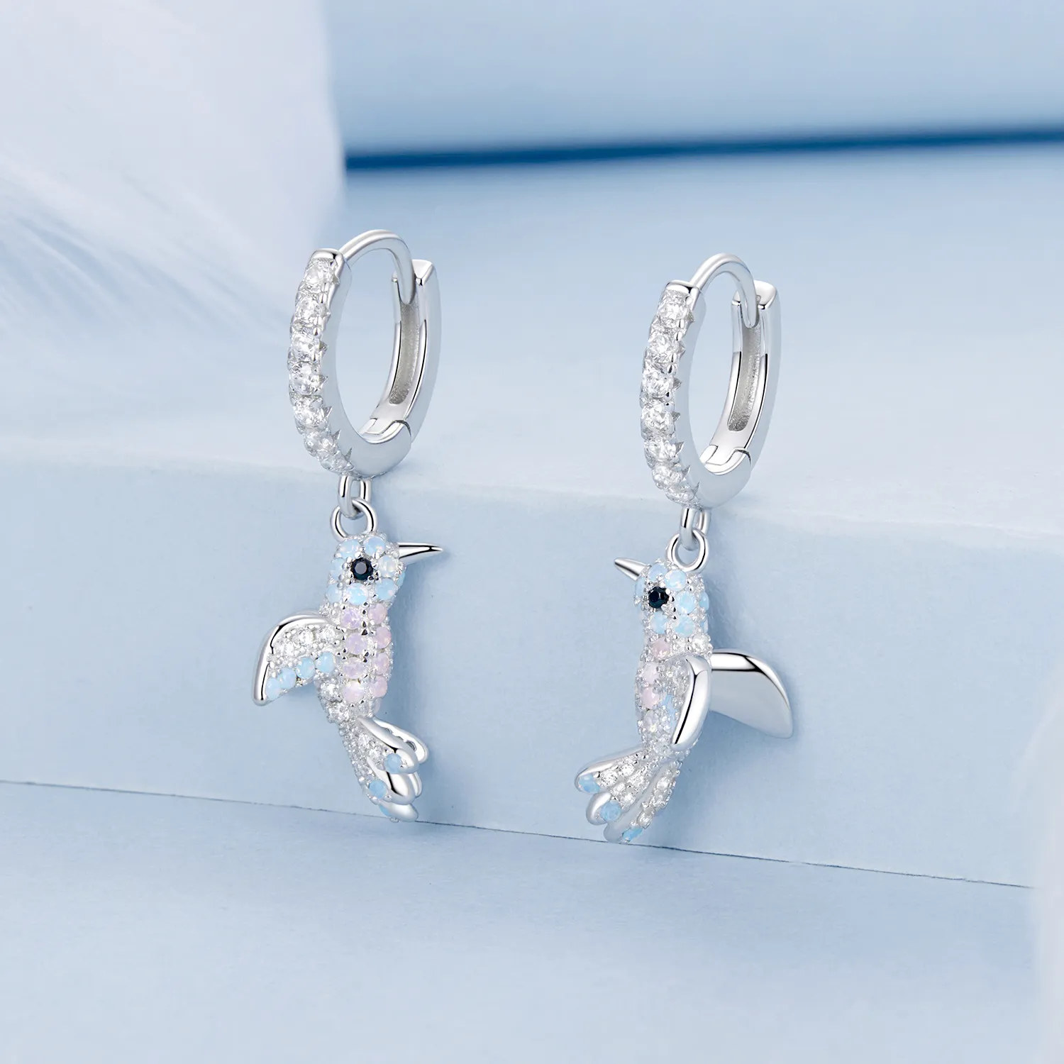 PANDORA Style All-Encrusted Bird Earrings - BSE991