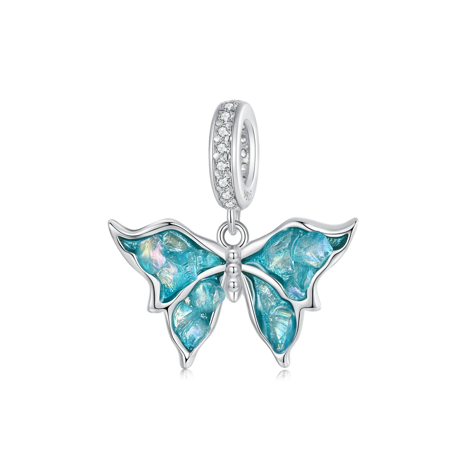 PANDORA Style Blue Morpho Pendant - BSC982