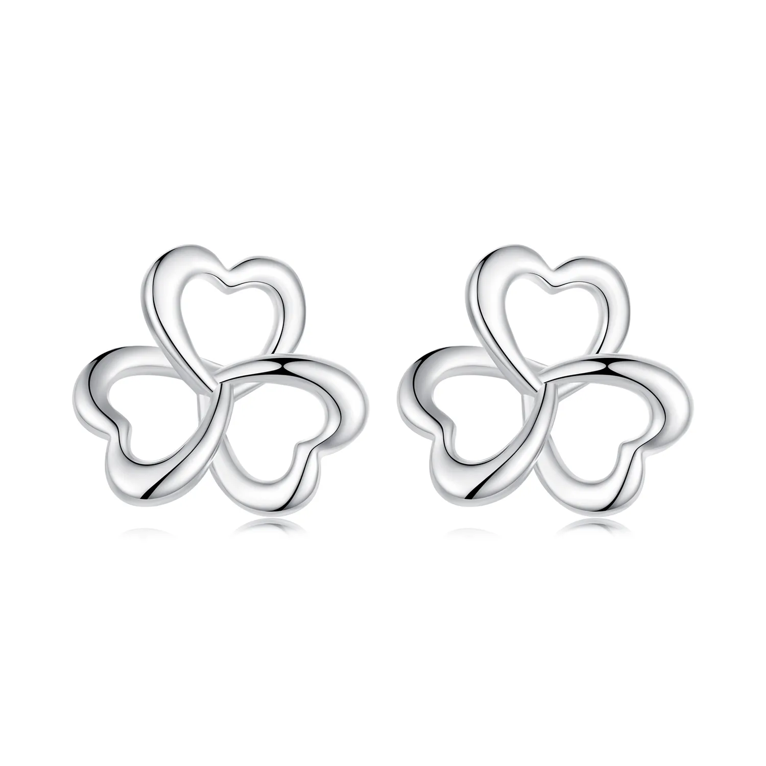 pandora style clover earrings bse999