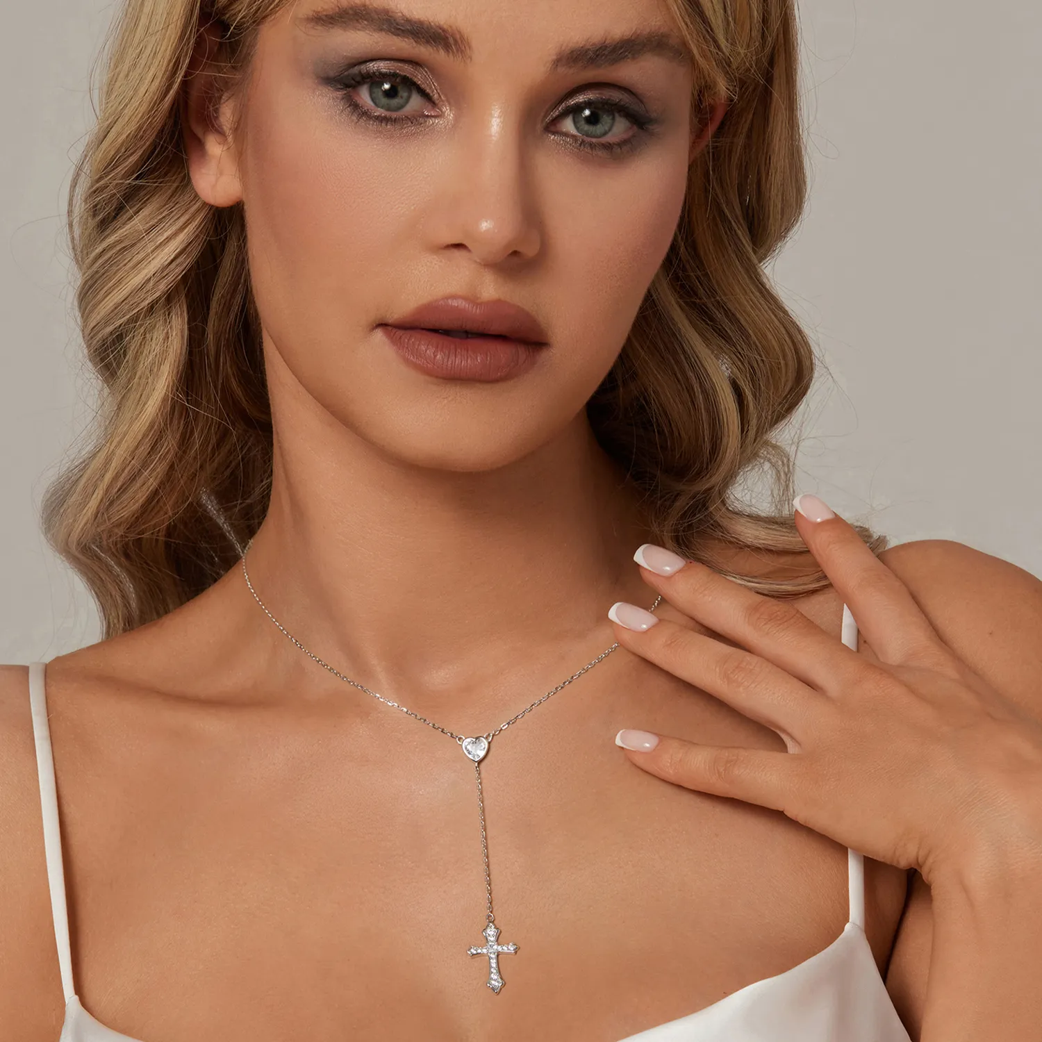 PANDORA Style Cross Necklace - BSN384