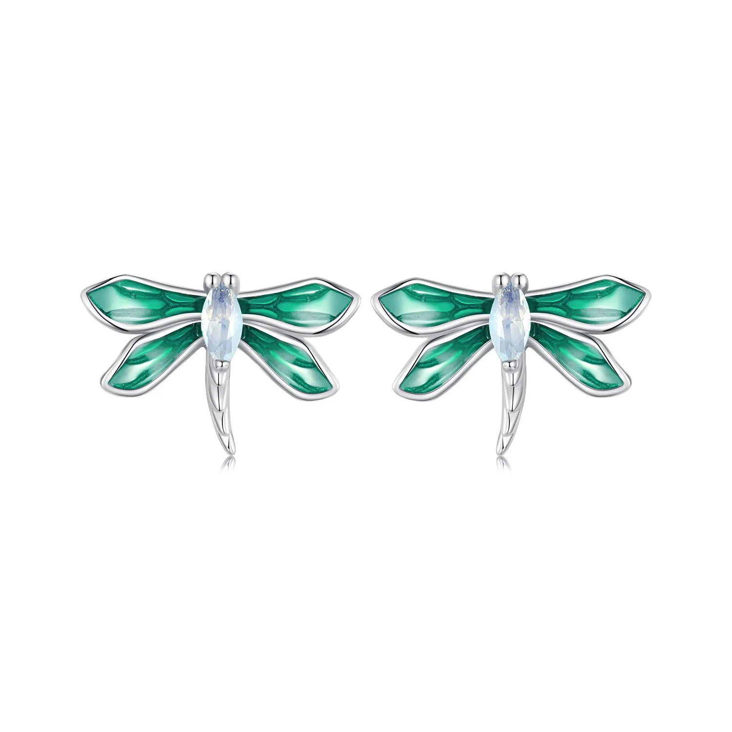 pandora style dragonfly earrings bse988