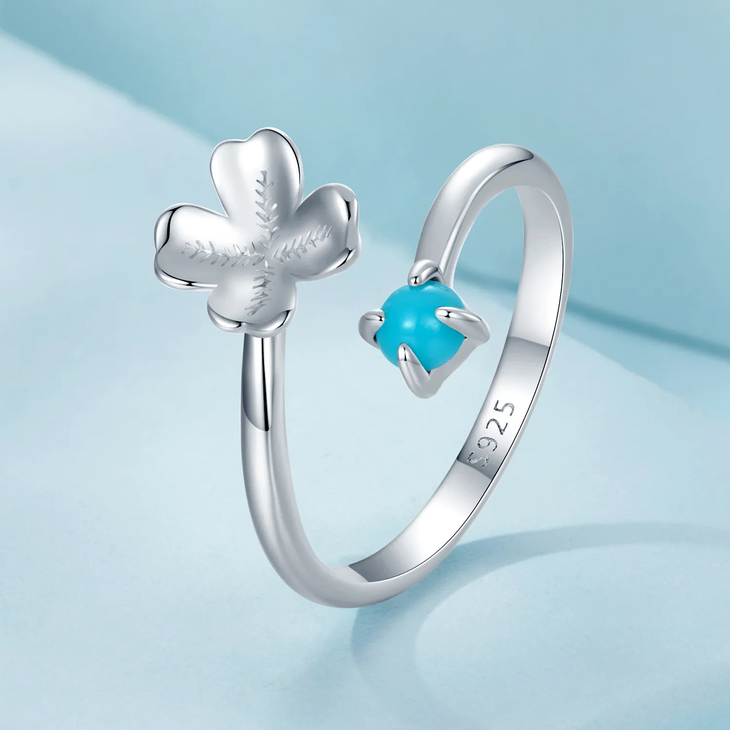 PANDORA Style Four Leaf Clover Ring - SCR1023-E