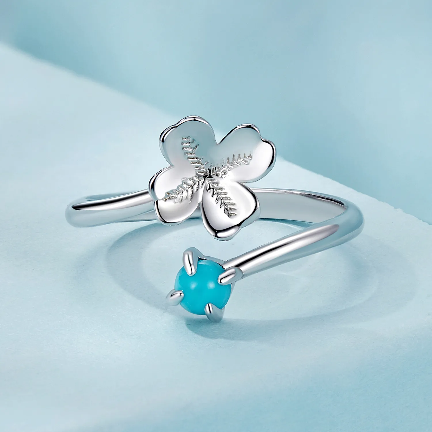 PANDORA Style Four Leaf Clover Ring - SCR1023-E