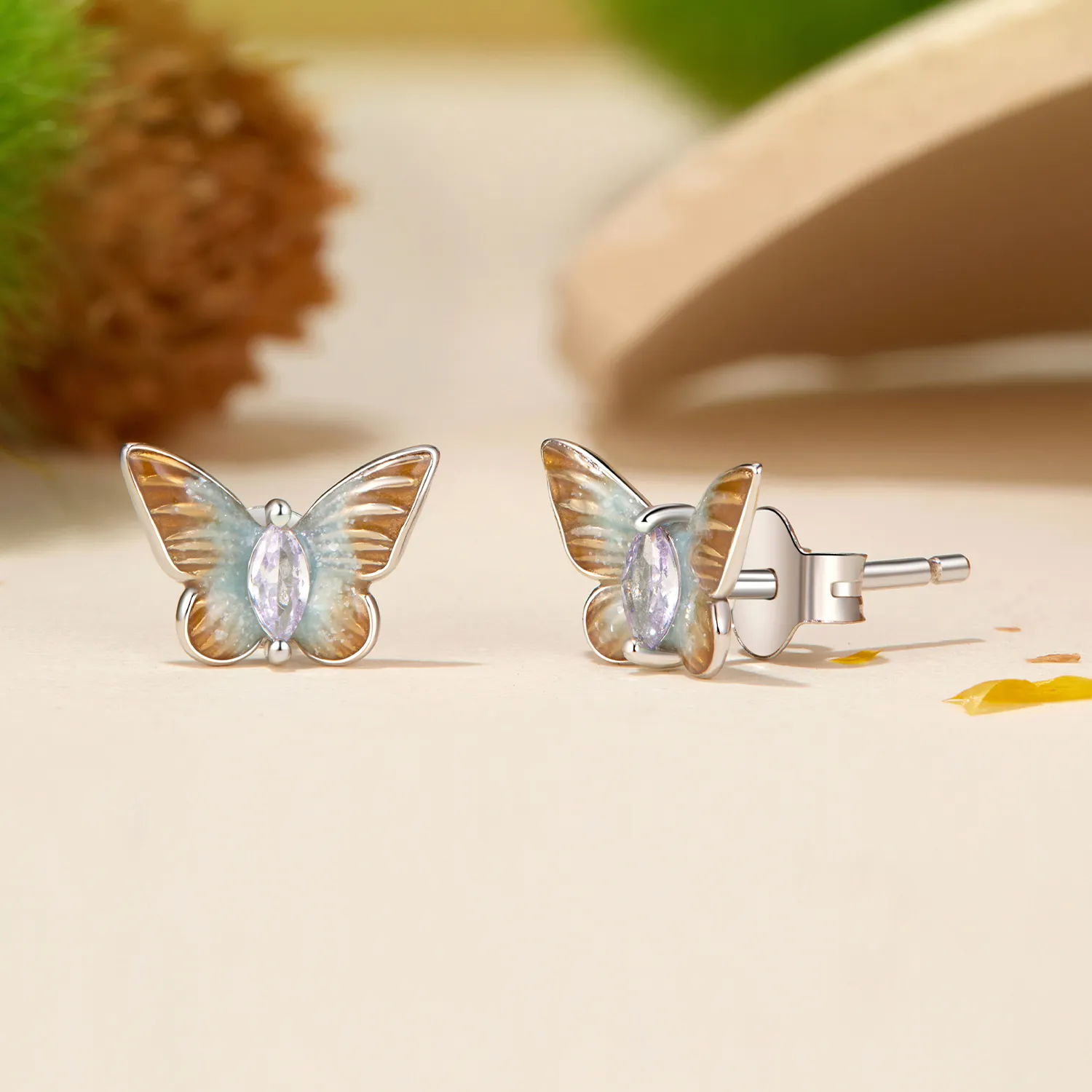 PANDORA Style Graceful Butterfly Stud Earrings - BSE993