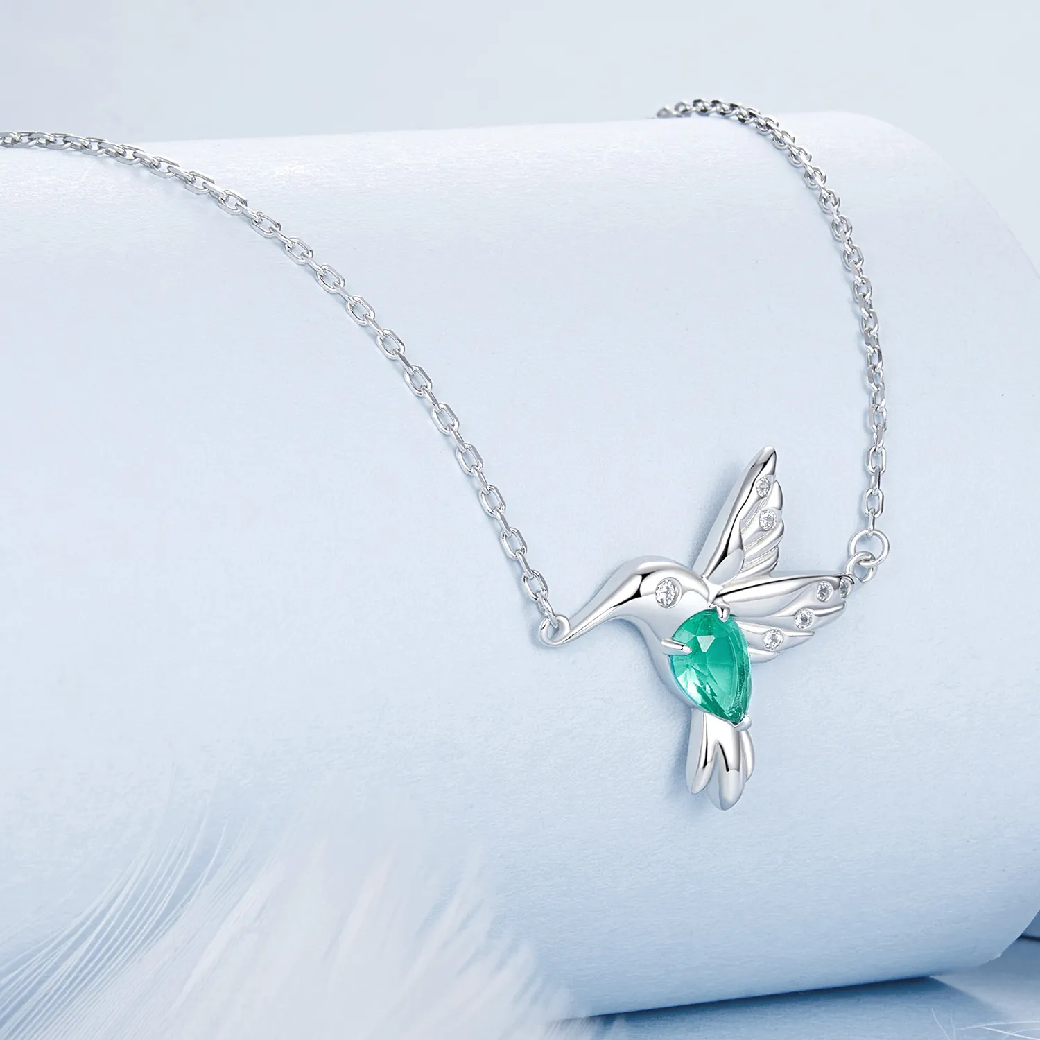 PANDORA Style Hummingbird Necklace - BSN378