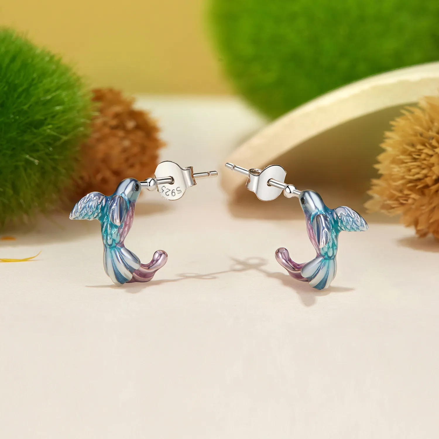 PANDORA Style Kingfisher Earrings - BSE997