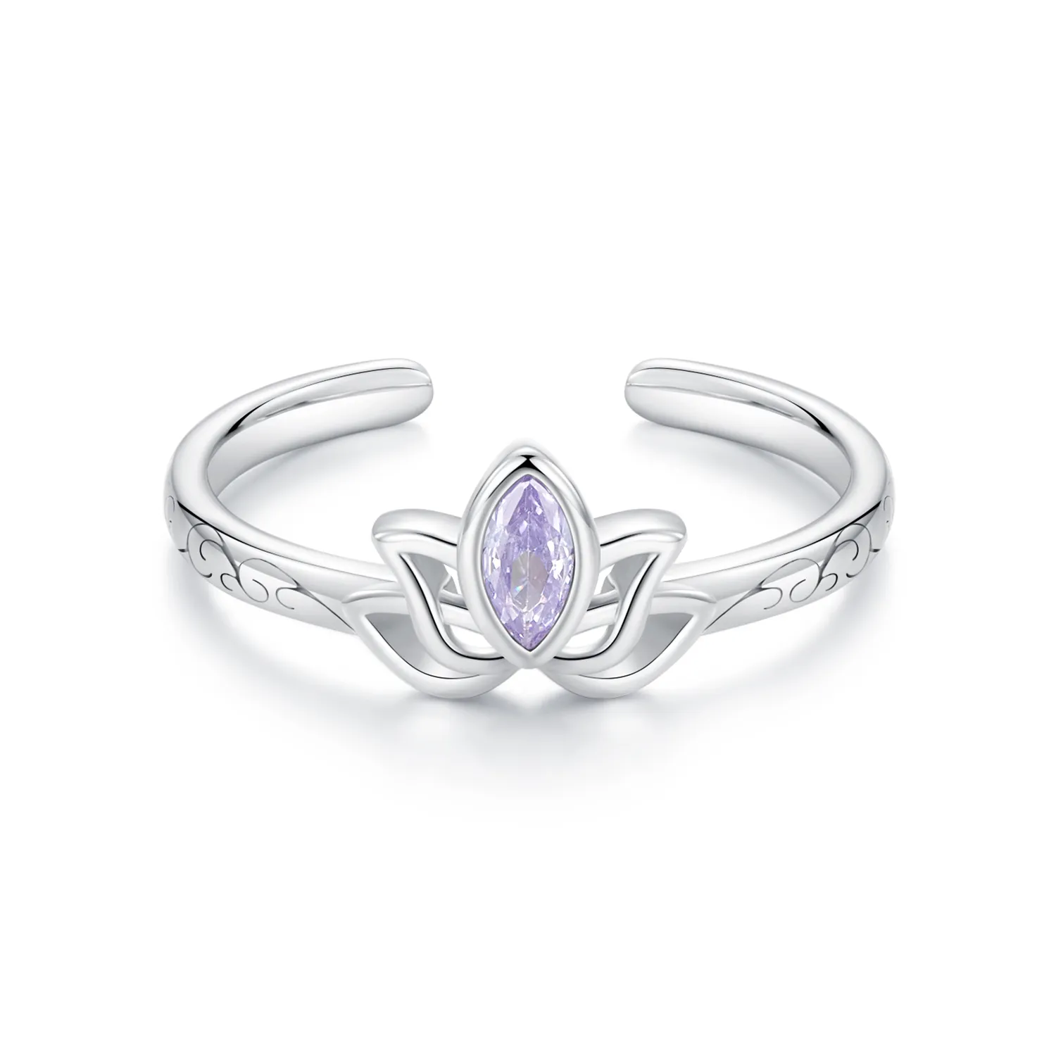 pandora style lotus ring scr1020e