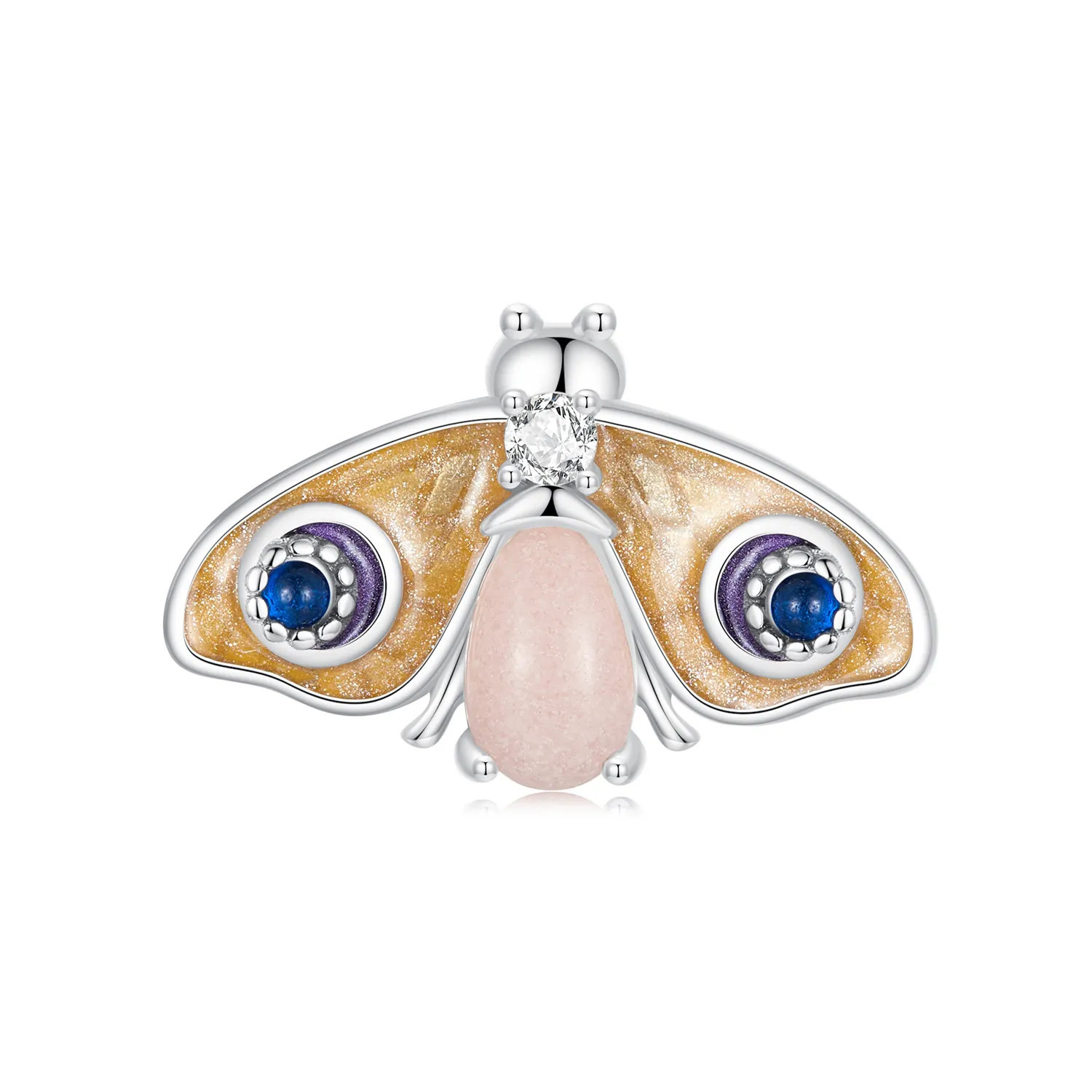 pandora style luminous flying butterfly scc2733