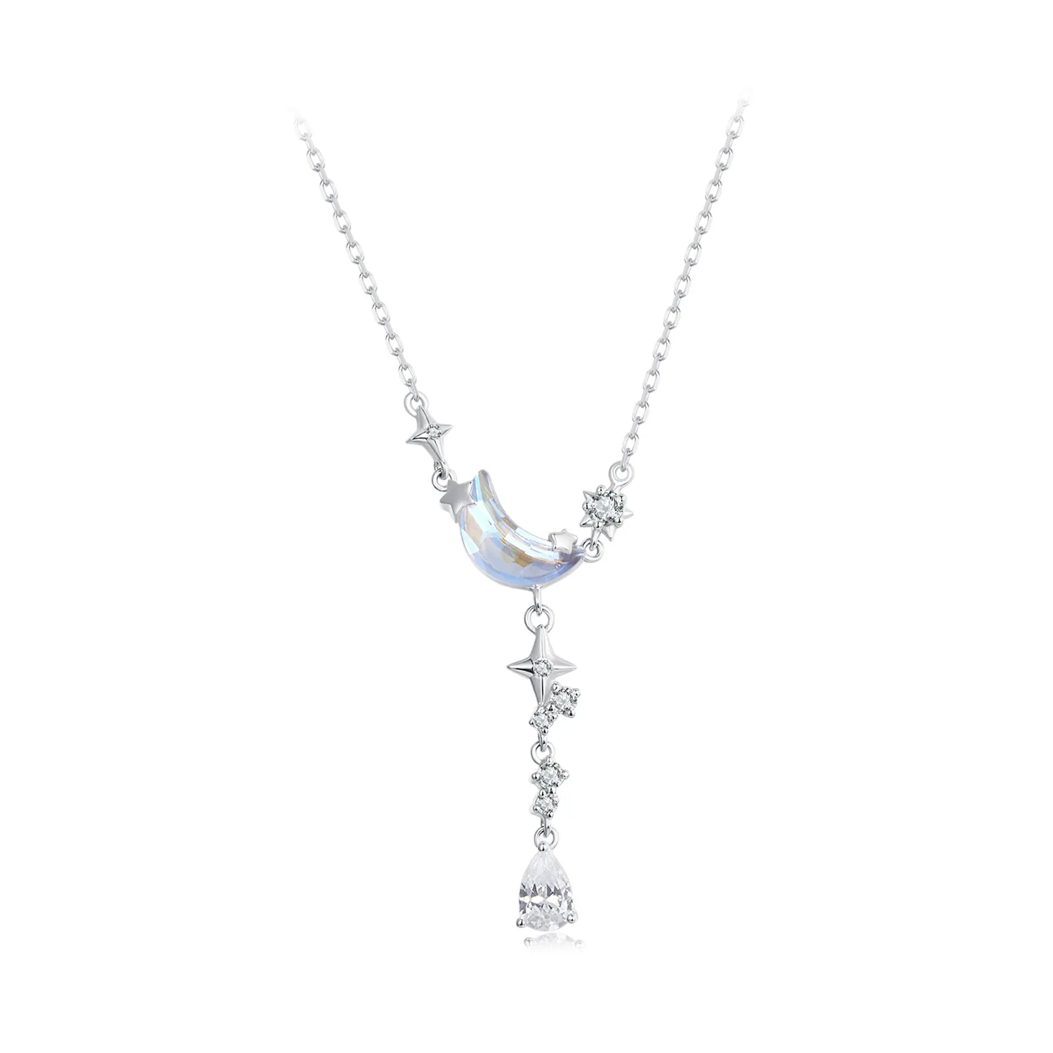 PANDORA Style Moonset Galaxy Necklace - BSN380