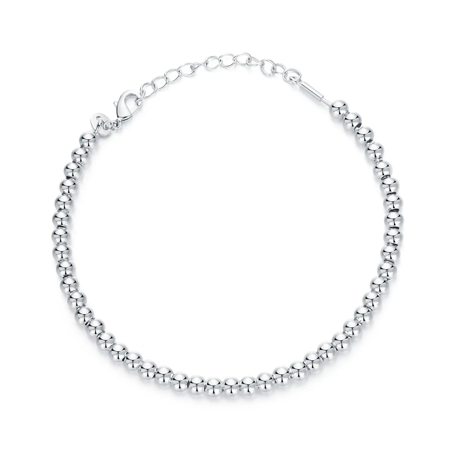 PANDORA Style Silver Beads Diy Basic Chain - SCB267