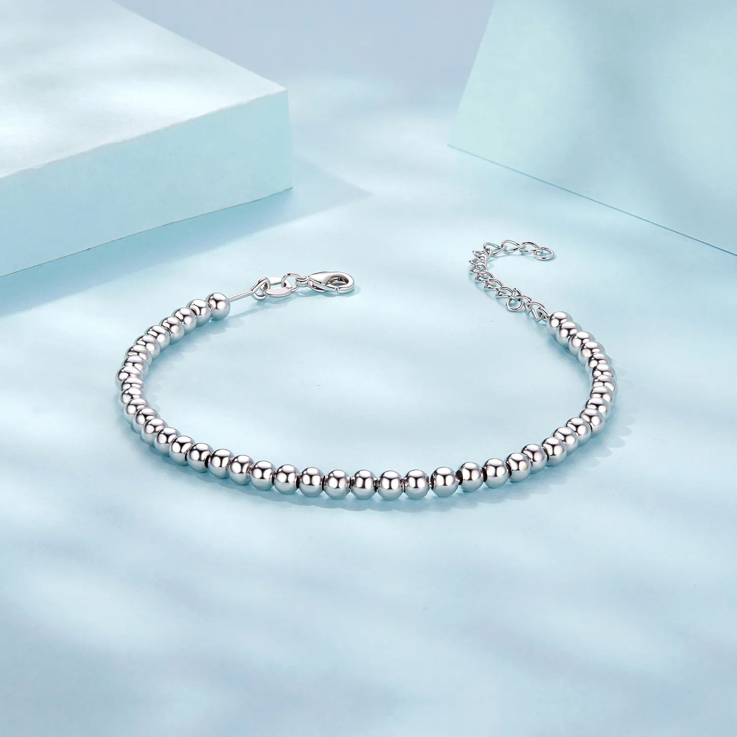 PANDORA Style Silver Beads Diy Basic Chain - SCB267