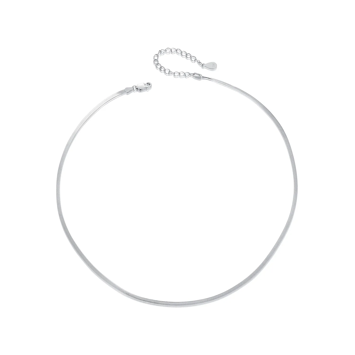 PANDORA Style Snake Bone Chain Basic Necklace - BSA008