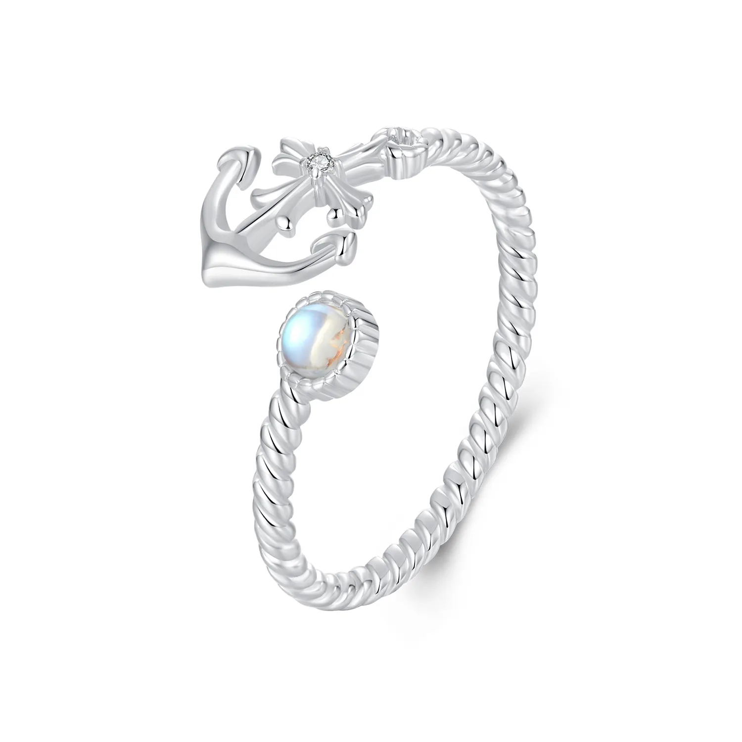 pandora style anchor open ring scr1044e