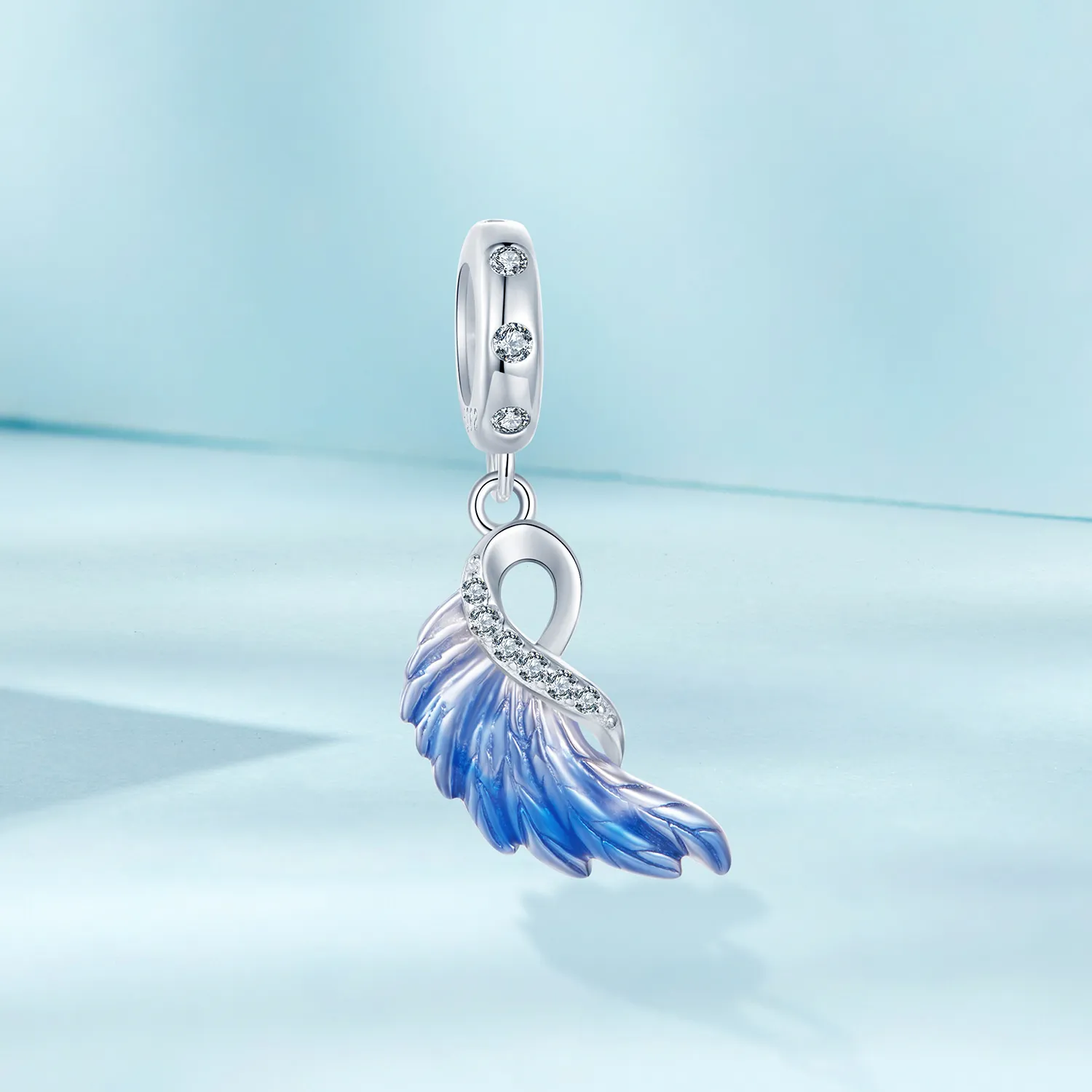 PANDORA Style Blue Wings Double Pendant - SCC2781