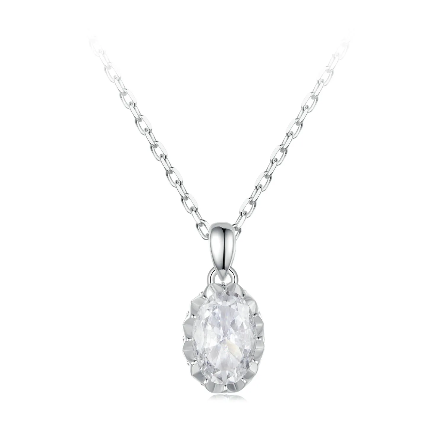 PANDORA Style Brilliant Beauty 1ct Moissanite Necklace (with one certificate) - MSN035