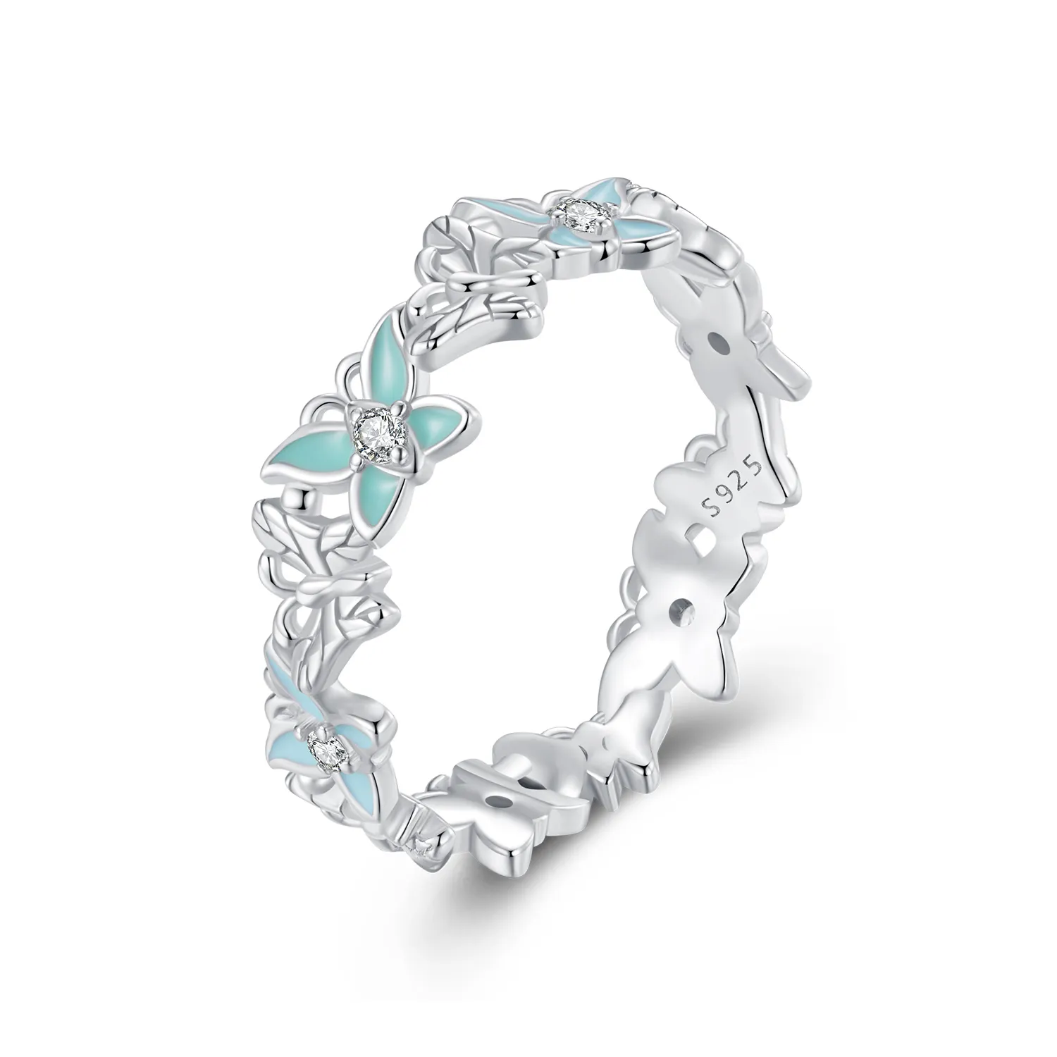 pandora style butterfly ring scr1035