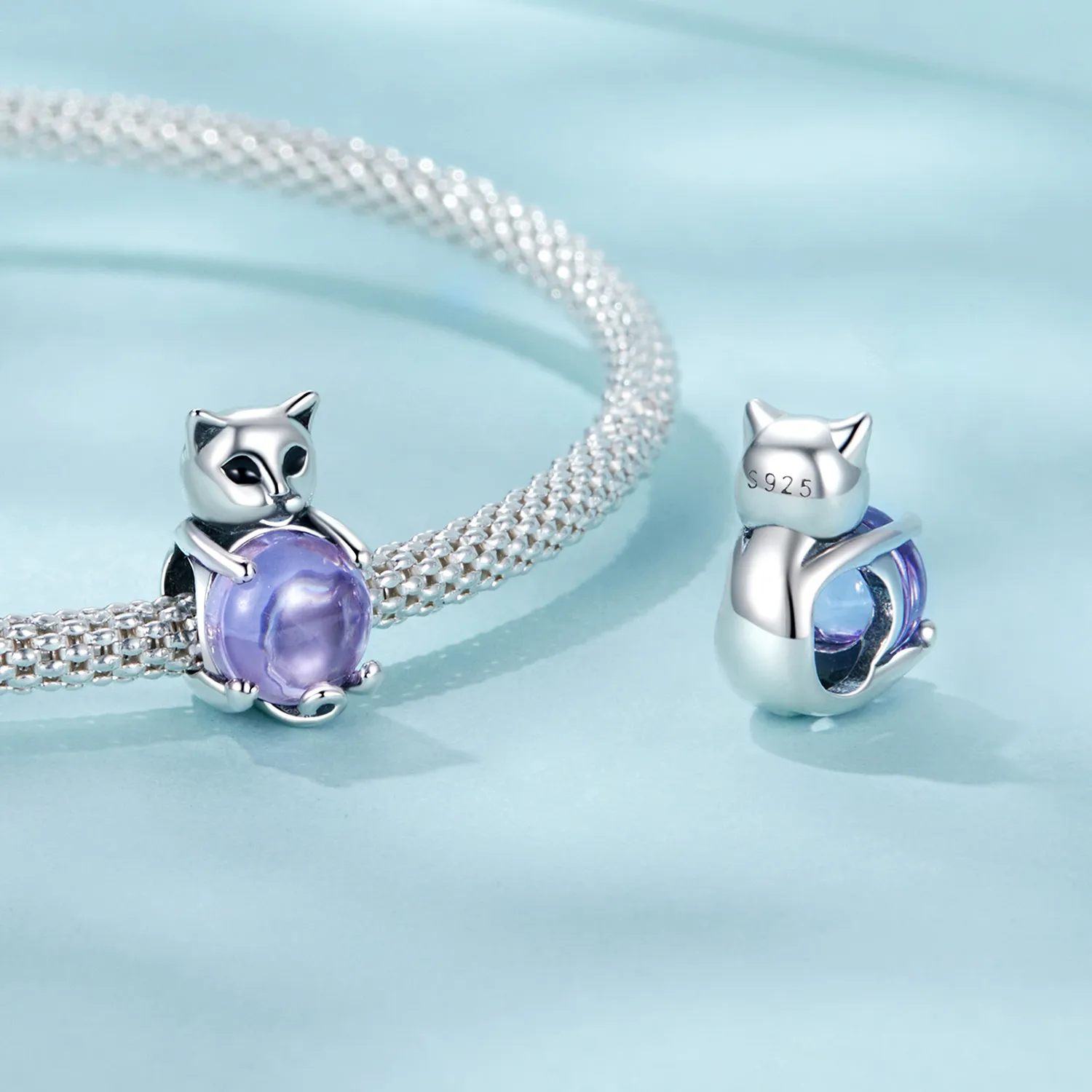 PANDORA Style Cat lucky stone charm - SCC2796